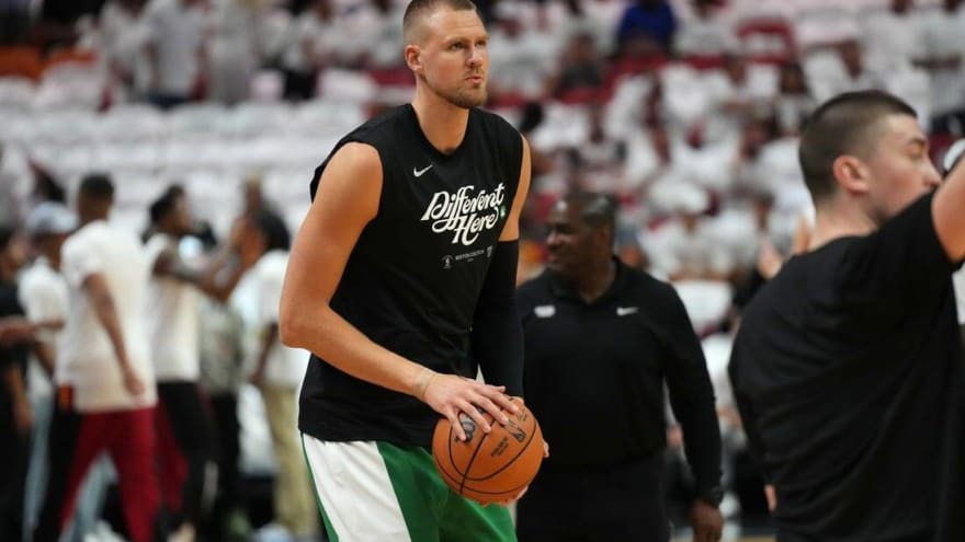 Celtics confident Kristaps Porzingis could play in Finals