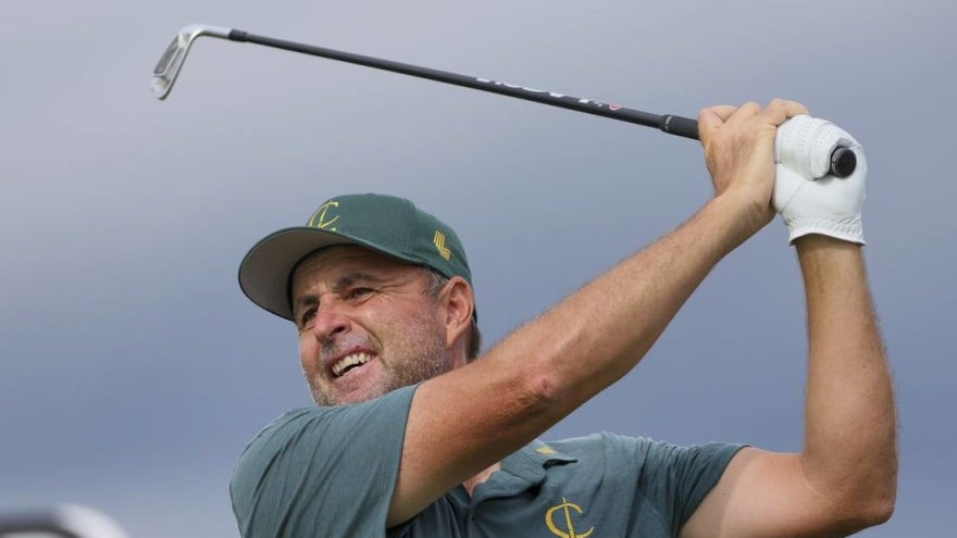 LIV Golf&#39;s Richard Bland tied for lead at Senior PGA Championship