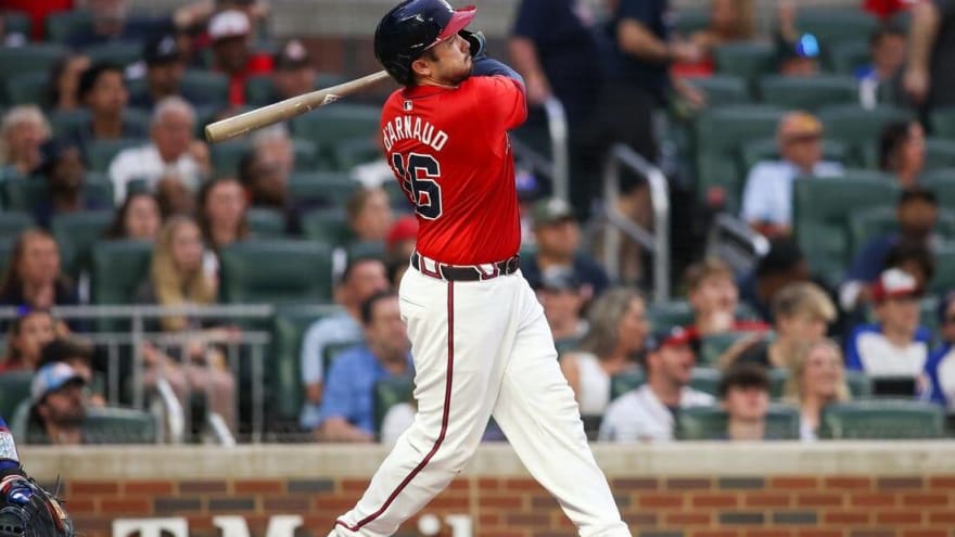 Travis d&#39;Arnaud (3 HRs, 6 RBIs) powers Braves over Rangers