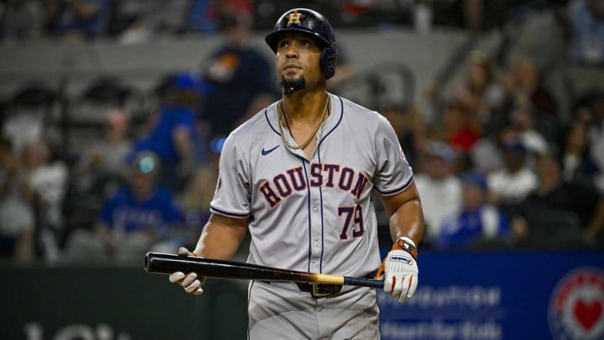 Astros&#39; Jose Abreu sent to Triple A from training site