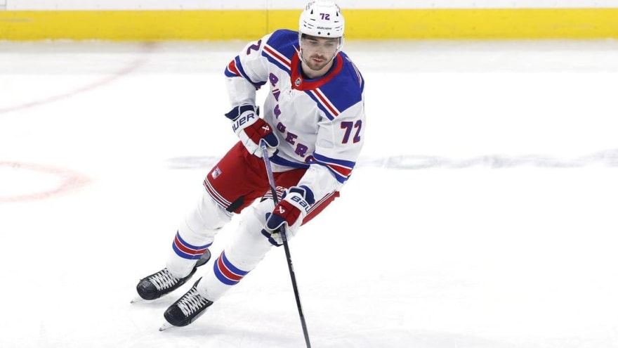 Rangers F Filip Chytil skates ahead of Game 5