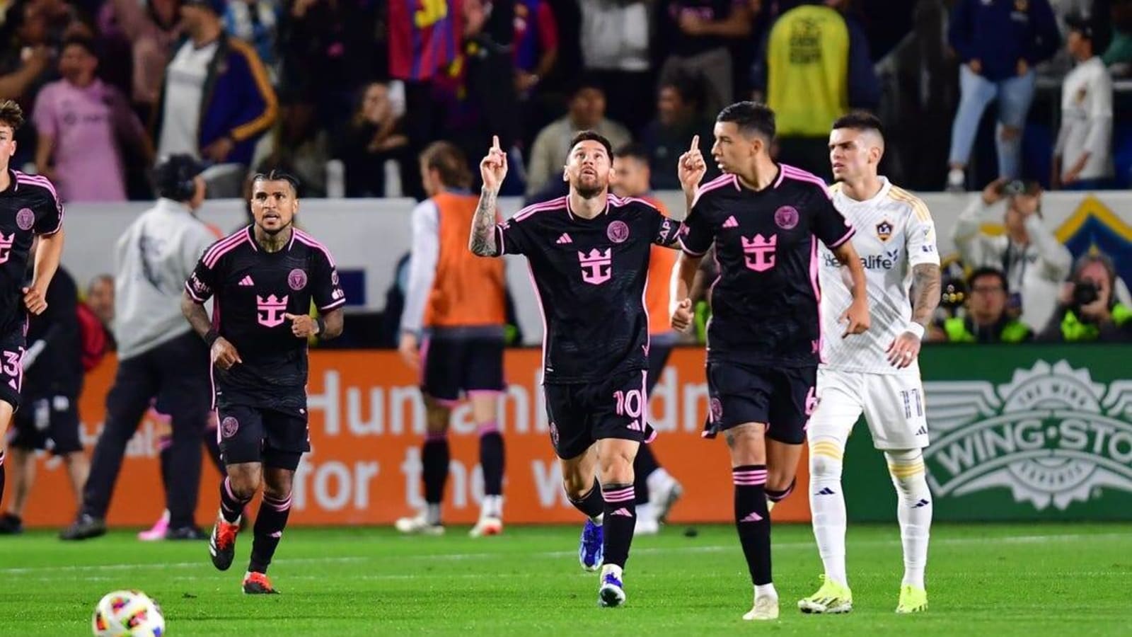 Inter Miami draws with Galaxy on Lionel Messi's 92nd-minute goal