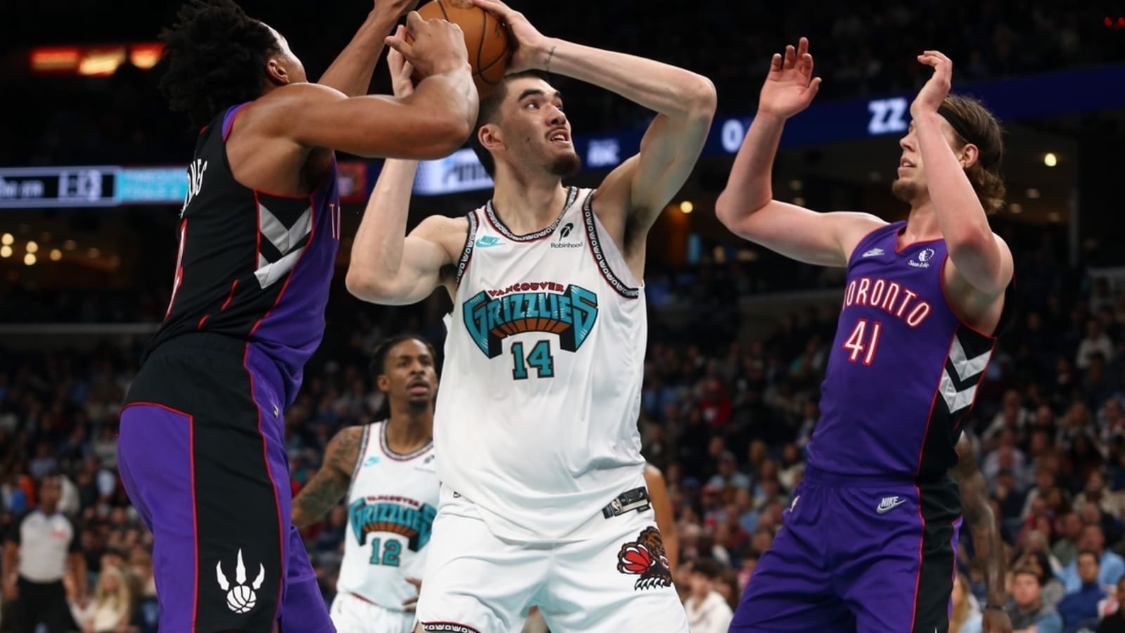 Grizzlies score franchise-best 155 points, rout Raptors