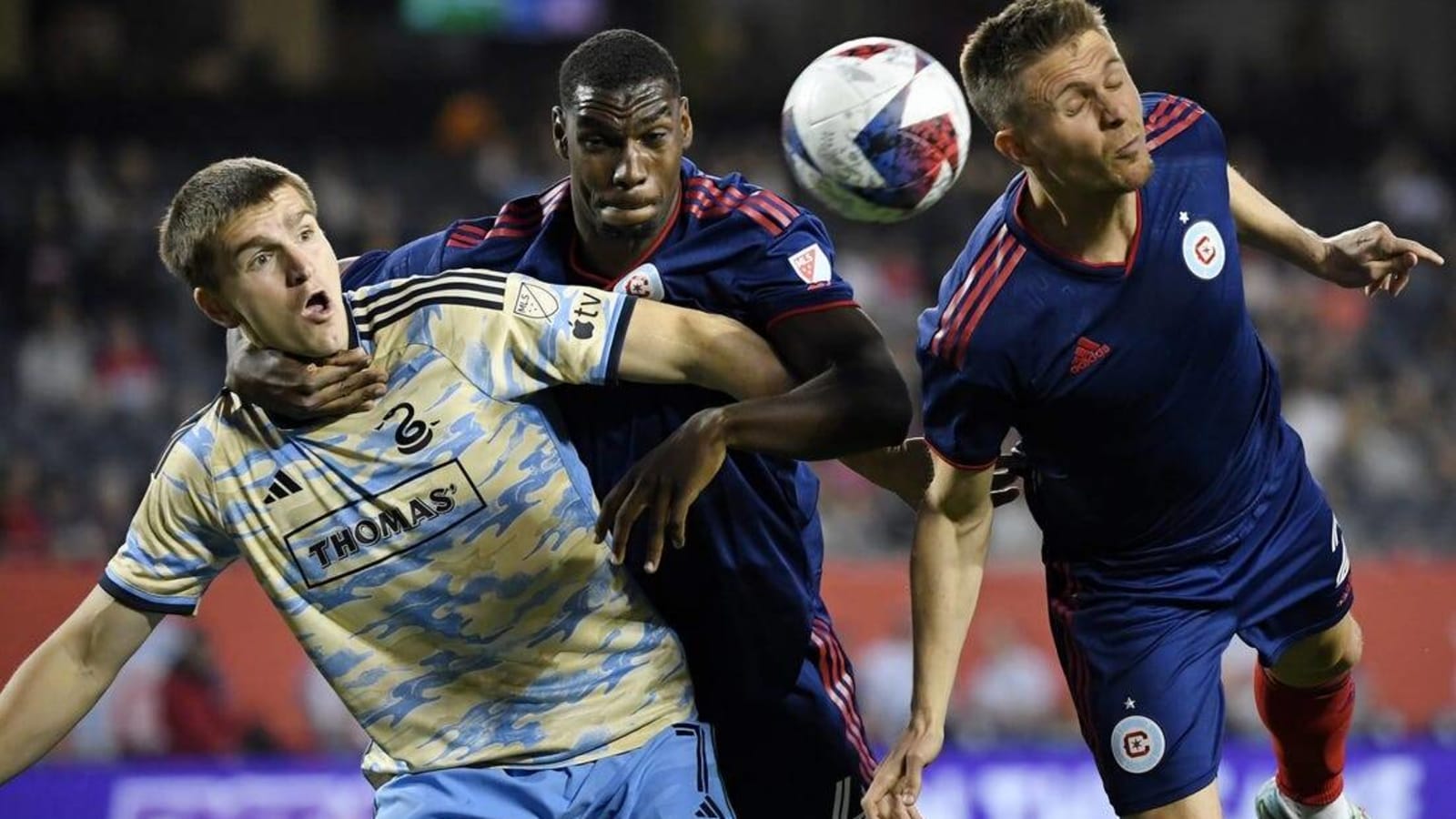 Union rally from 2-goal deficit, draw with Fire