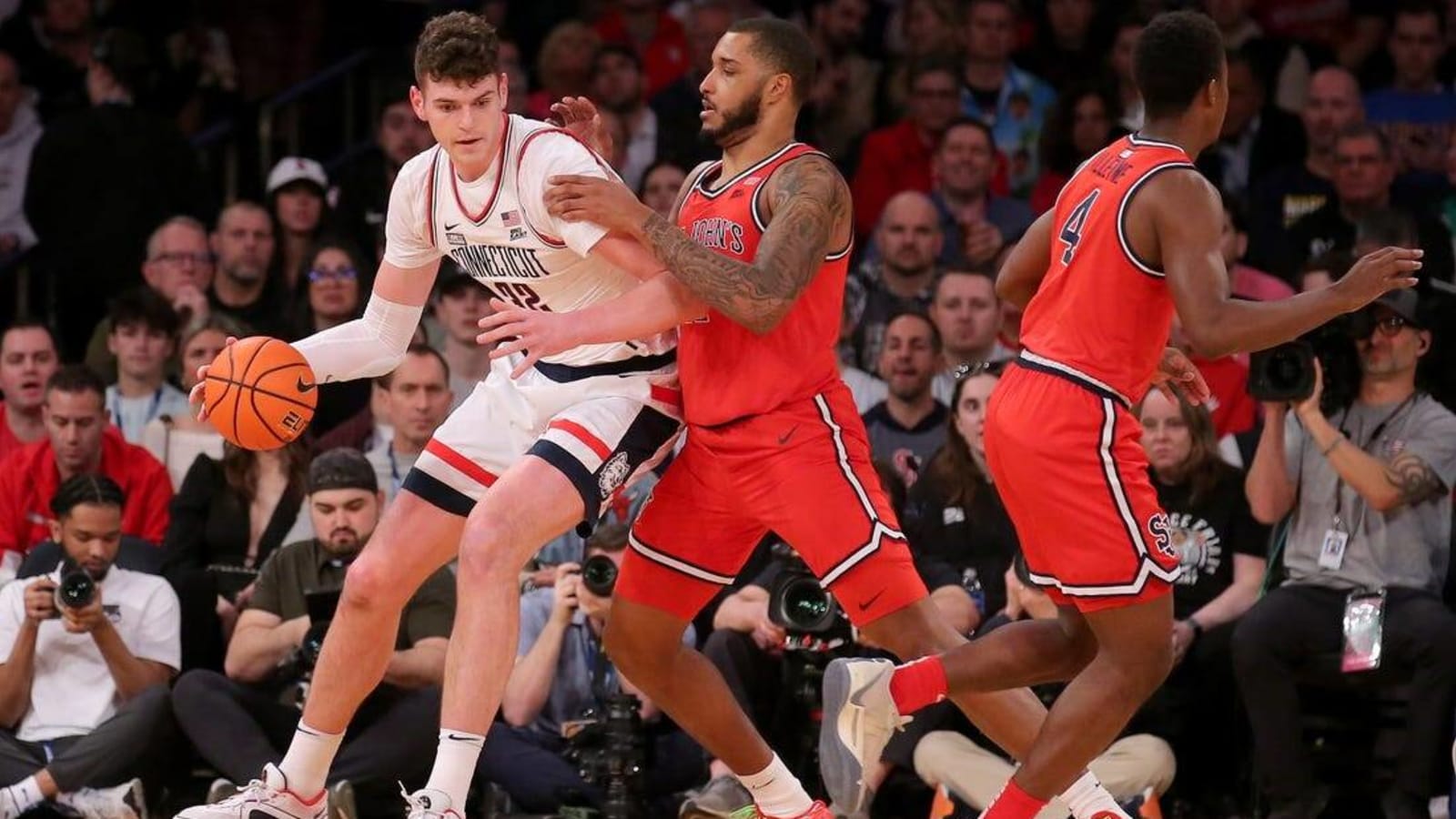 No. 2 UConn fends off St. John's 95-90 to reach Big East final