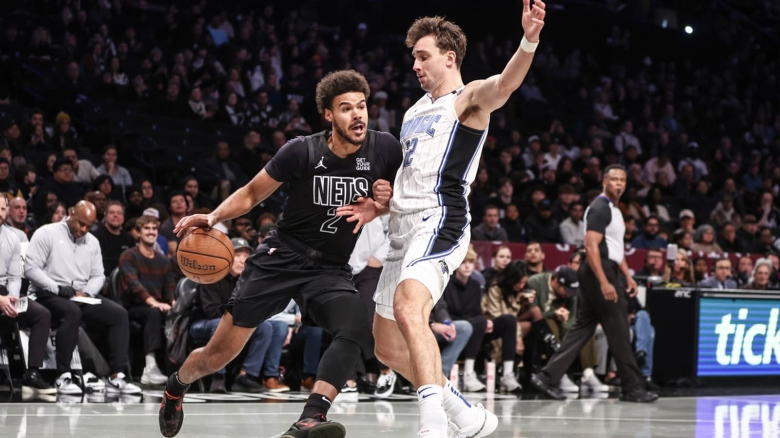 Franz Wagner helps Magic blast Nets