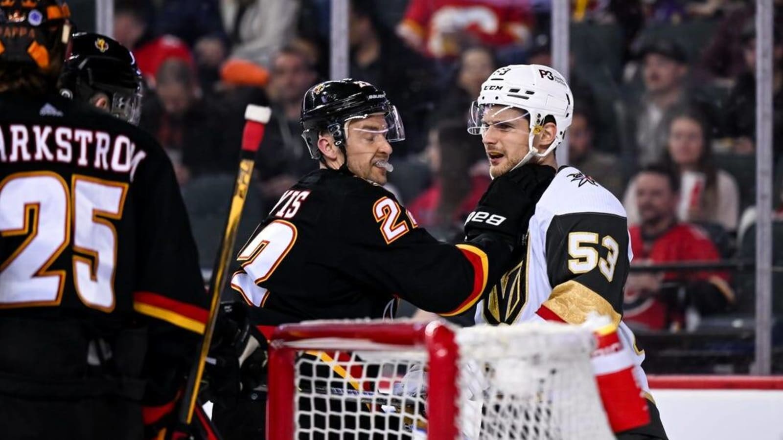 Early goals help Golden Knights edge Flames