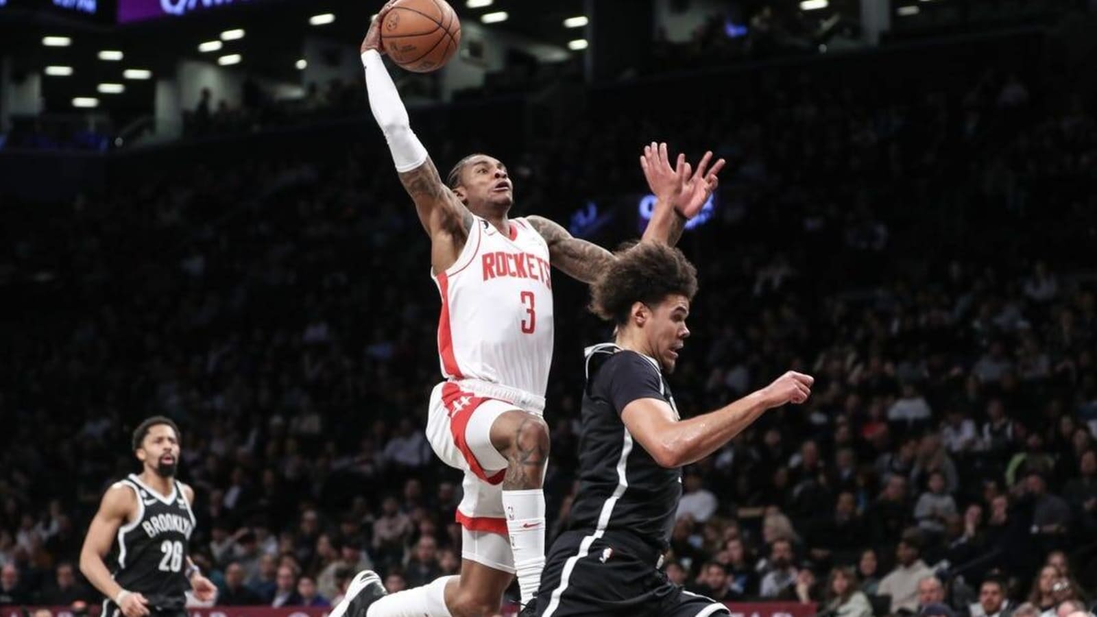 Nets use fourth-quarter surge to beat Rockets