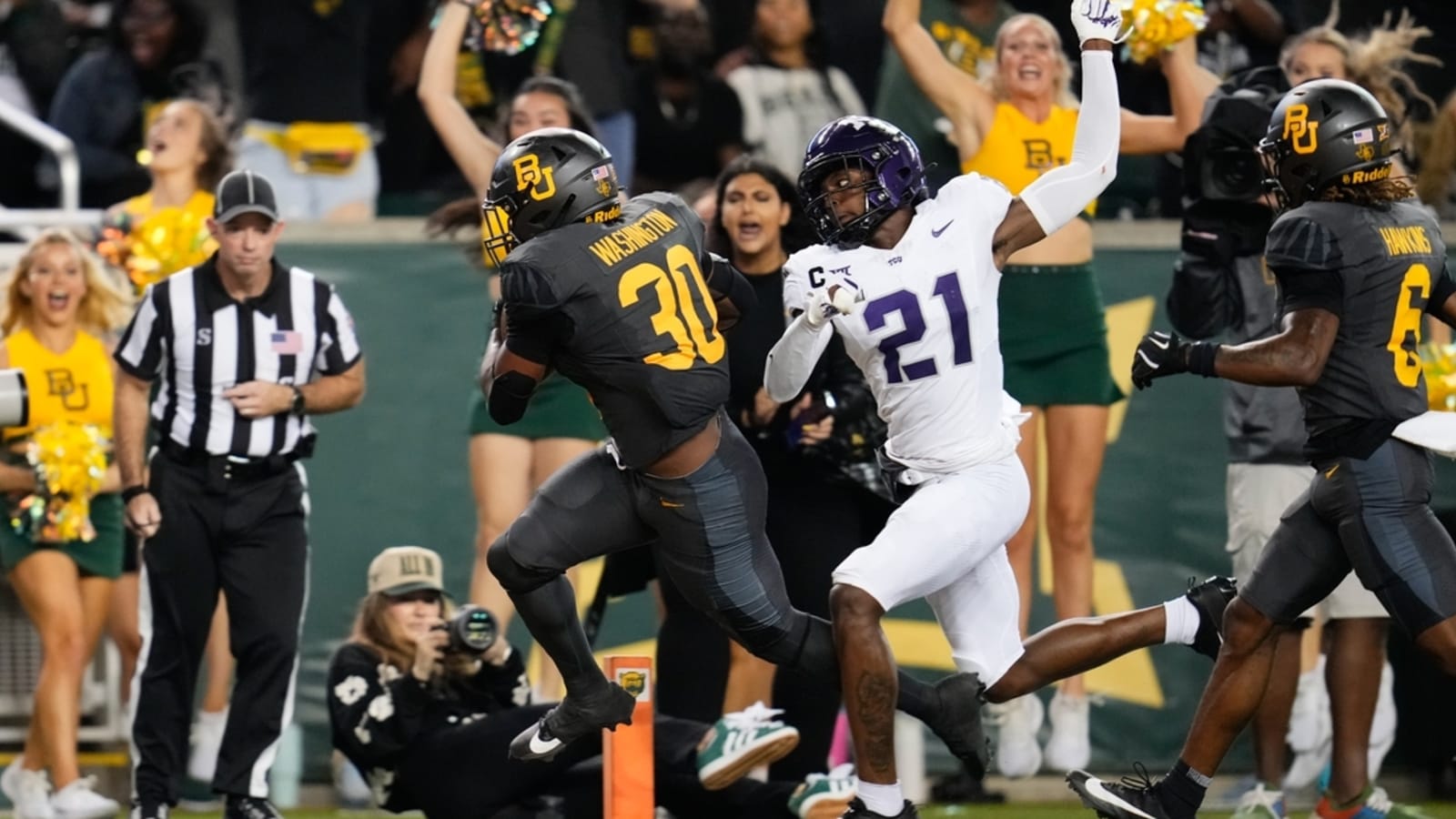 Isaiah Hankins’ last-snap field goal lifts Baylor over TCU