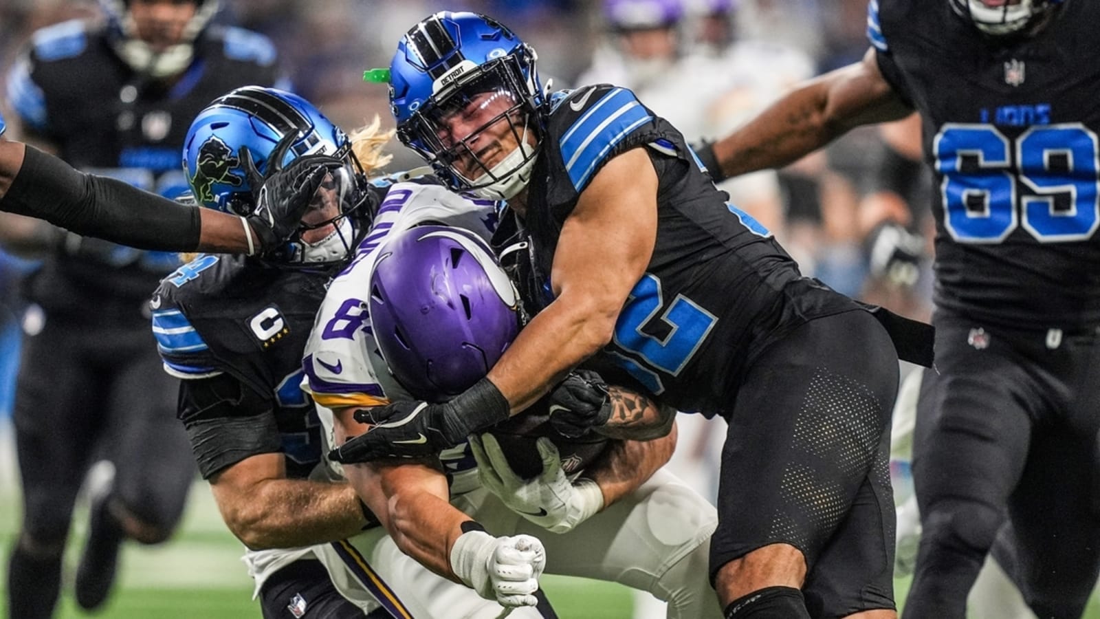 NFL roundup: Lions dominate Vikings for No. 1 seed in NFC