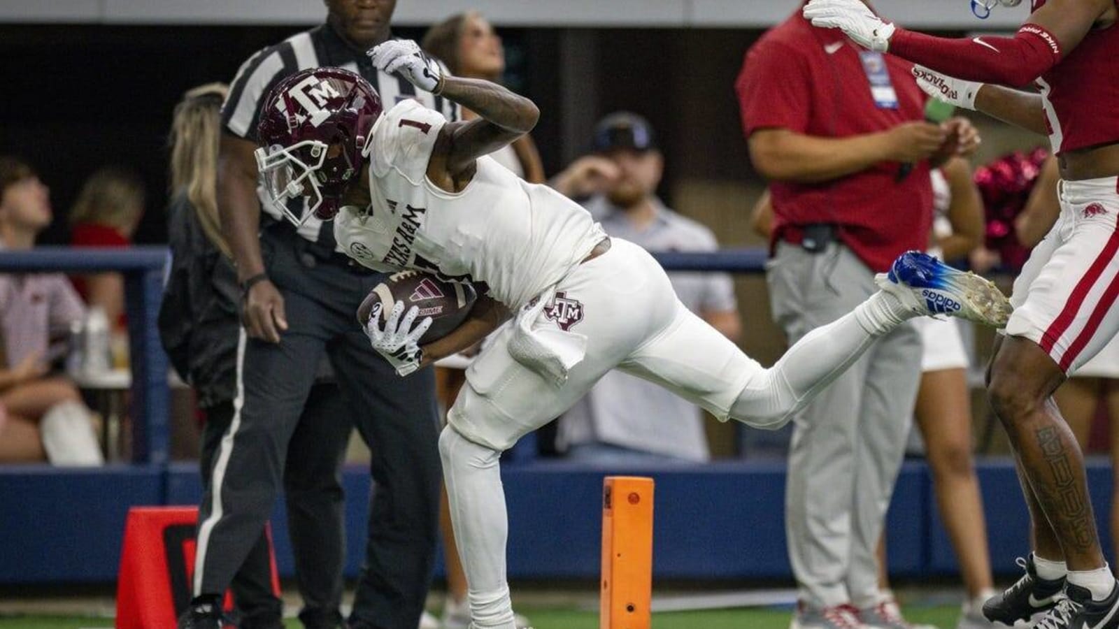 Texas A&M&#39;s Evan Stewart enters portal; LT Overton picks Alabama