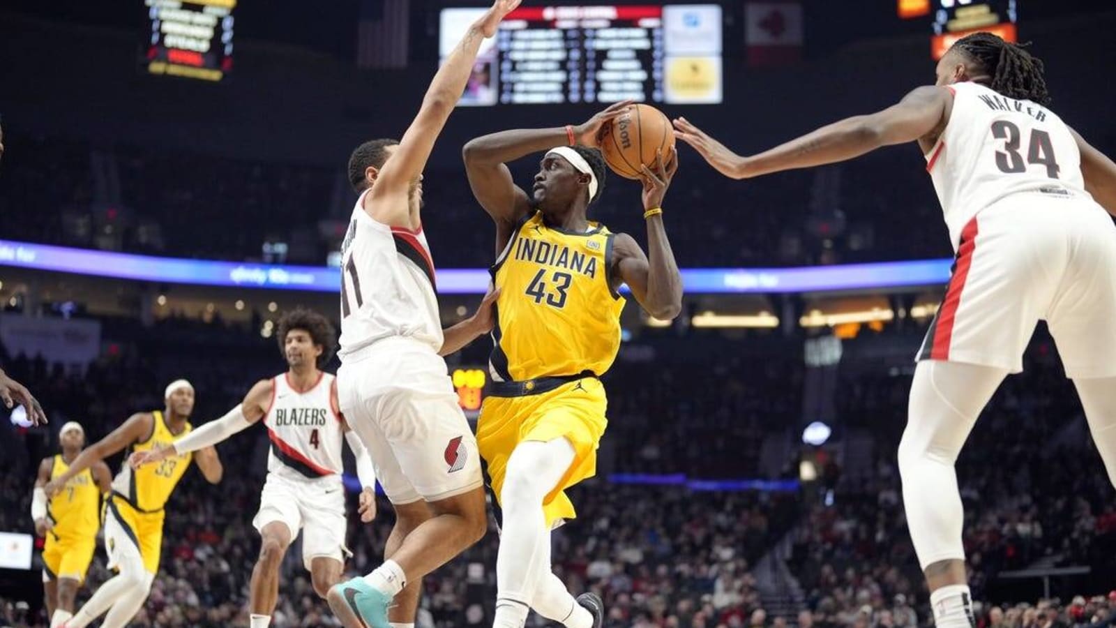 Blazers spoil Tyrese Haliburton&#39;s return, Pascal Siakam&#39;s Pacers debut