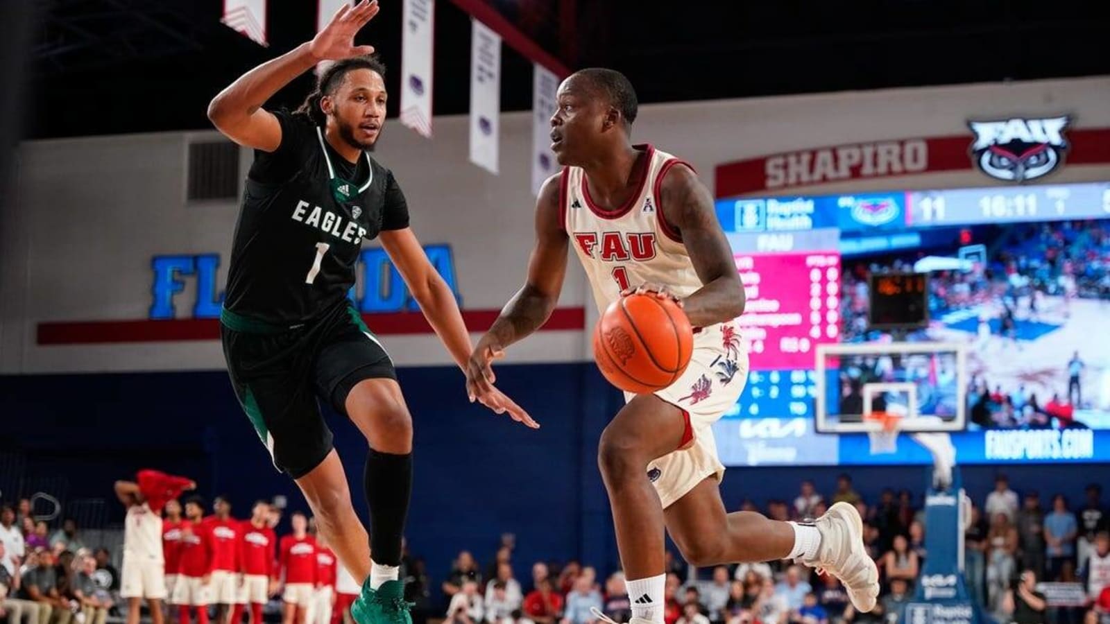 No. 10 FAU puts up 100 in rout of Eastern Michigan