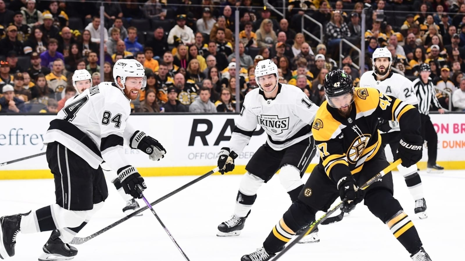 David Pastrnak lifts Bruins past Kings in OT