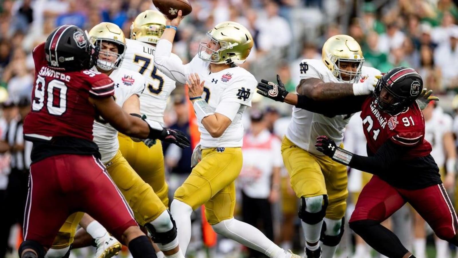 Tyler Buchner rallies Notre Dame to thrilling Gator Bowl win