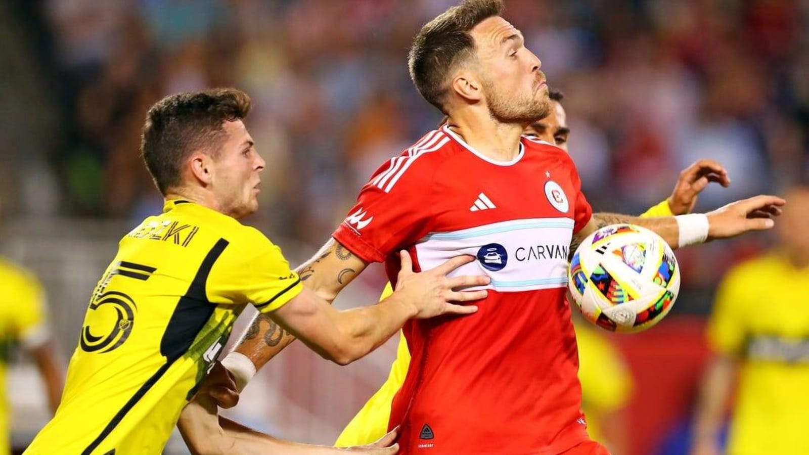 Crew keep Fire down with 3-1 road victory
