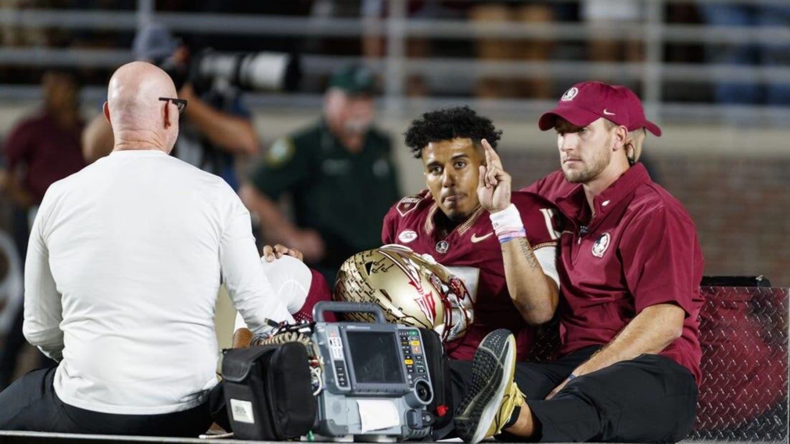 Florida State star QB Jordan Travis sustains major leg injury