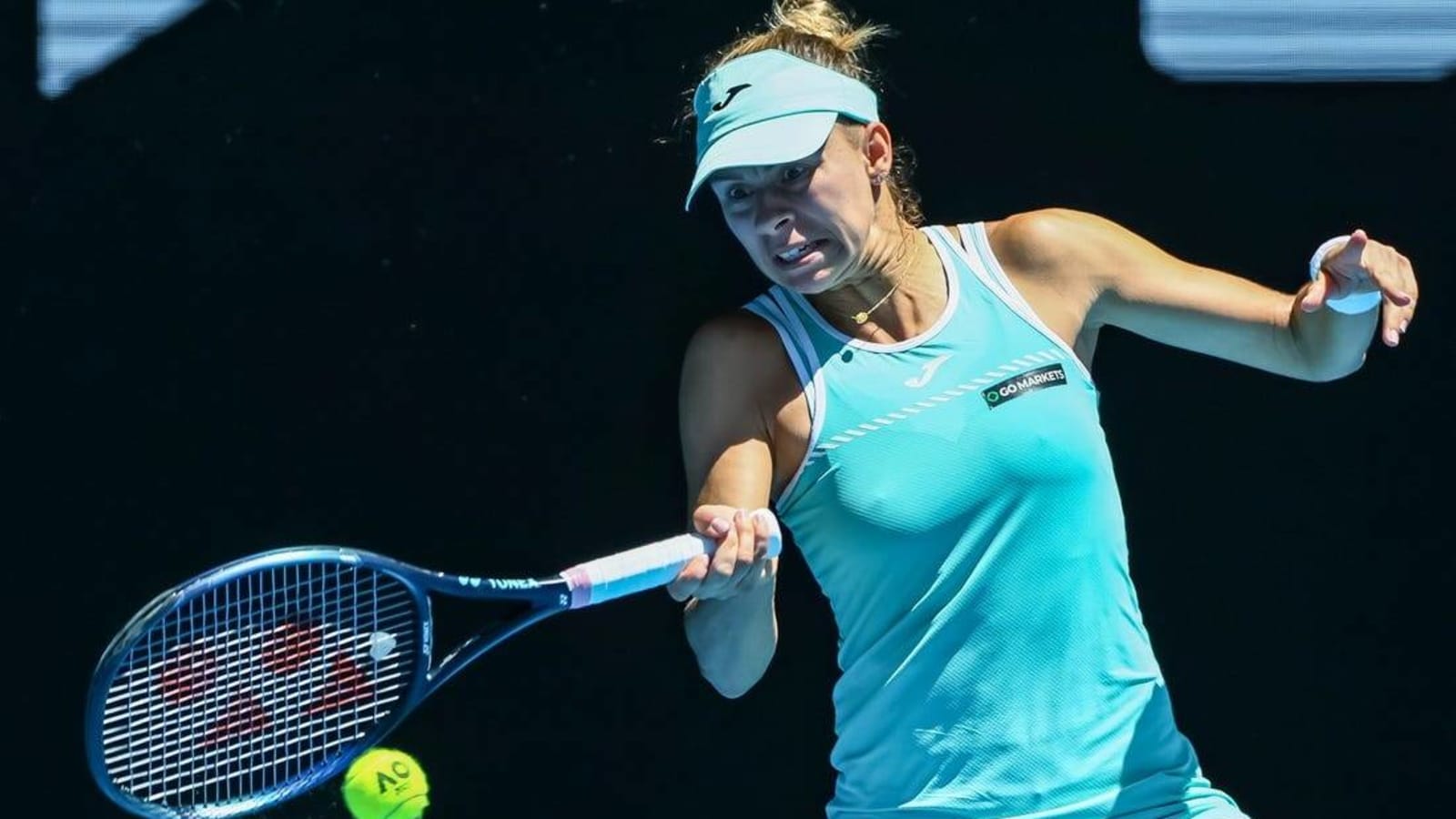 Unseeded Magda Linette plows into Australian Open semifinals