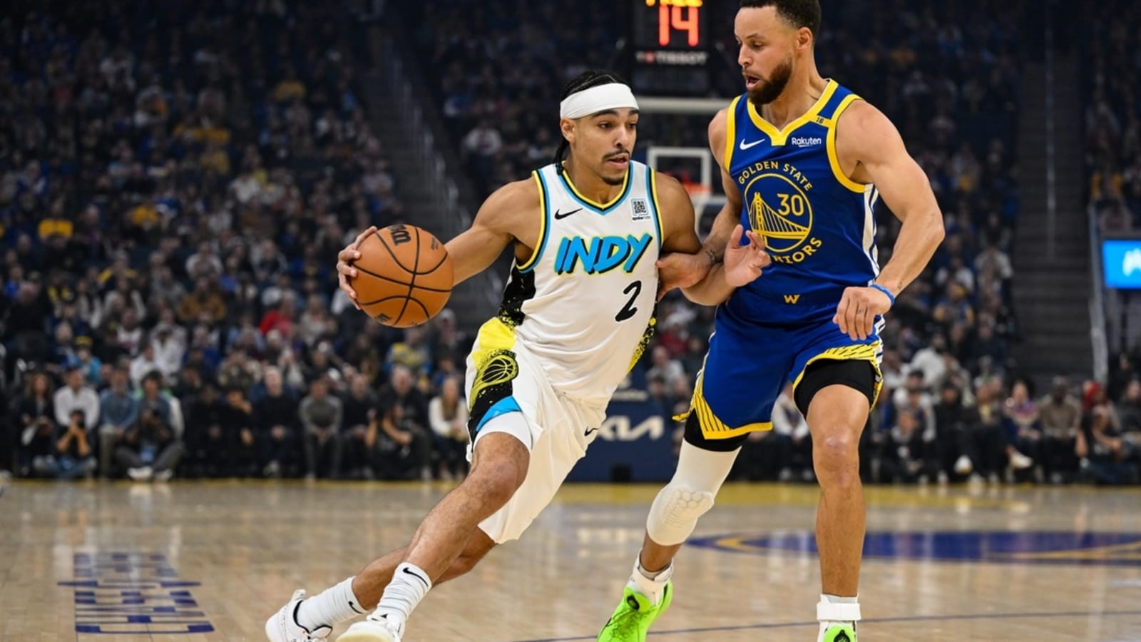 Pacers contain Stephen Curry, Warriors