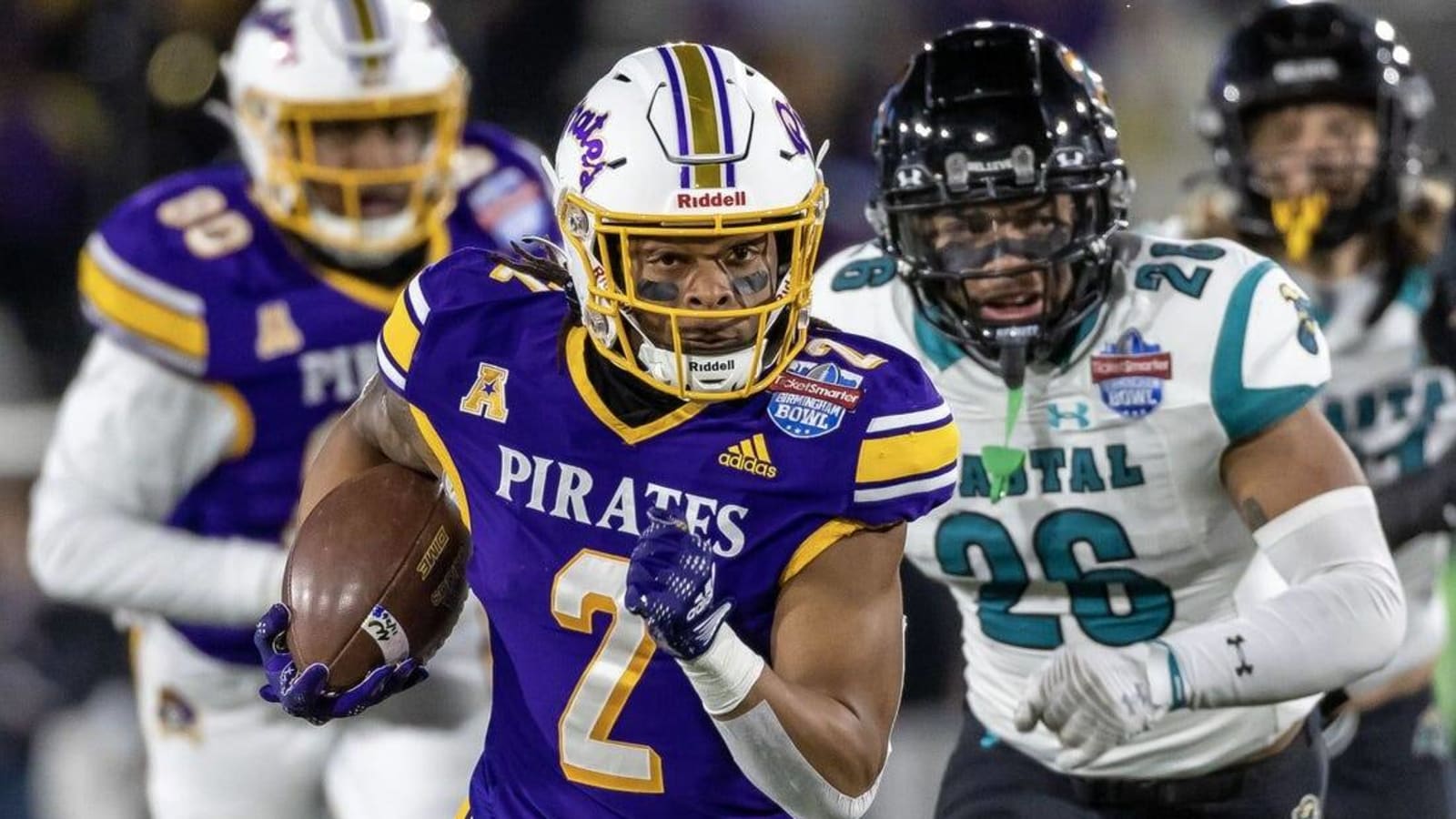 East Carolina standout RB Keaton Mitchell enters NFL draft