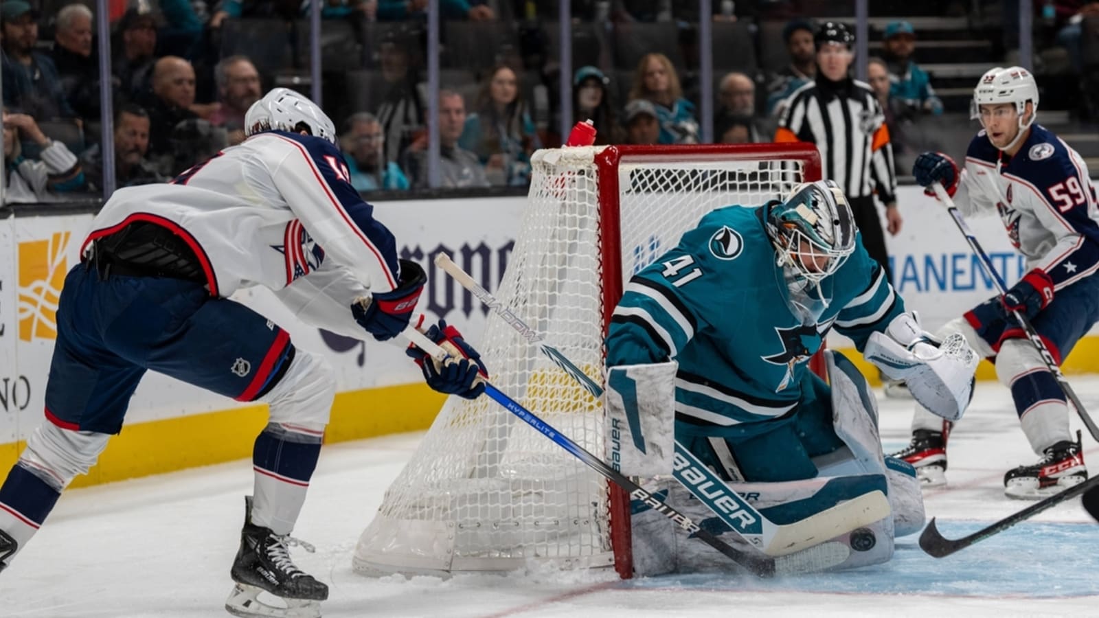 Alexander Wennberg&#39;s OT goal pulls Sharks past Jackets