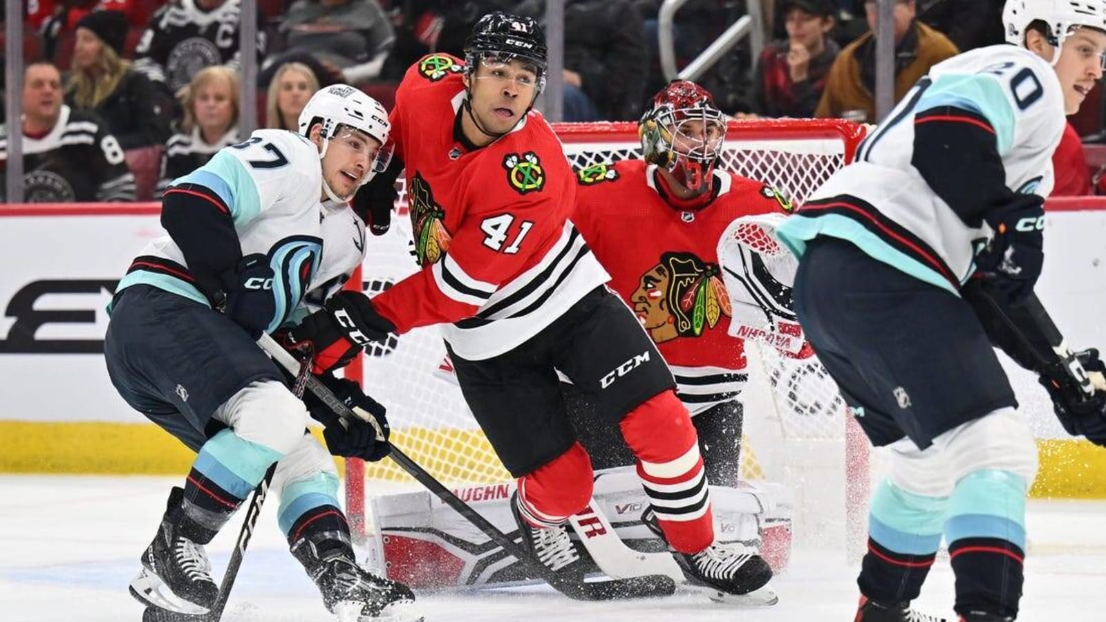 Kraken dominate Blackhawks to cap perfect road trip