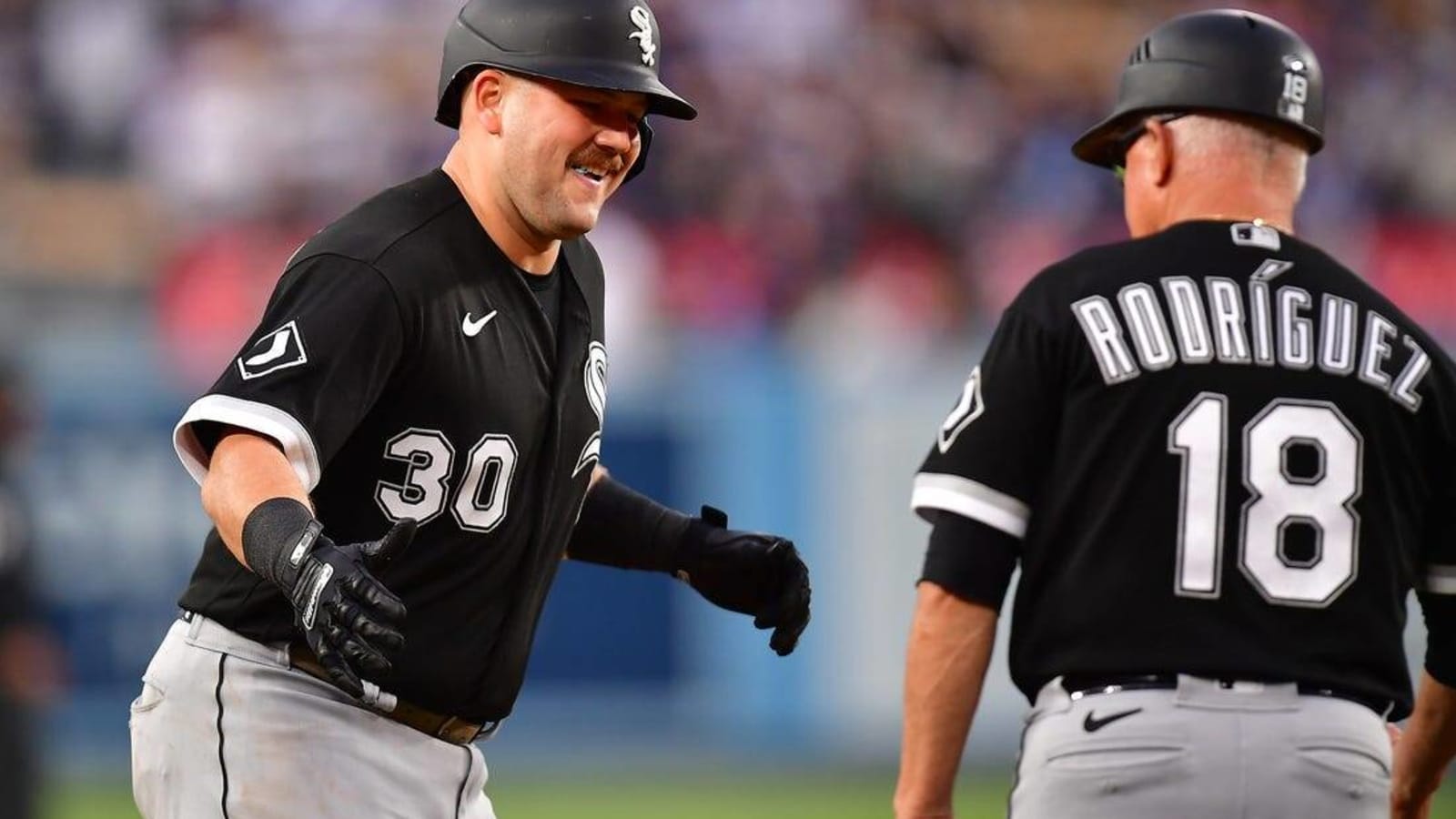 Jake Burger homers twice as White Sox dump Dodgers