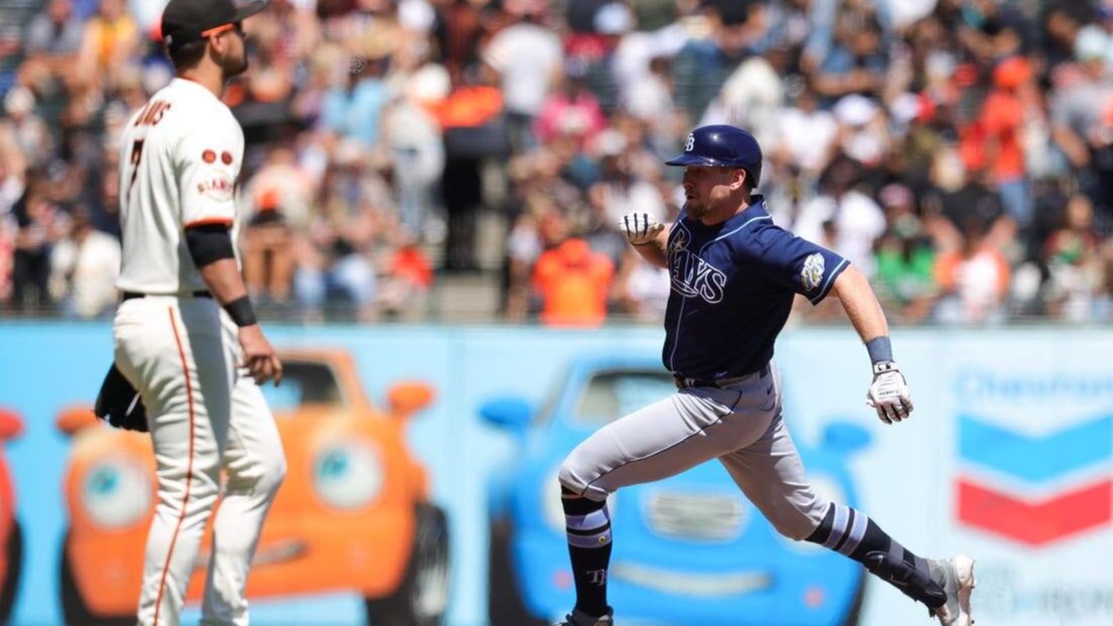 Variety of home runs get Rays past Giants 6-1