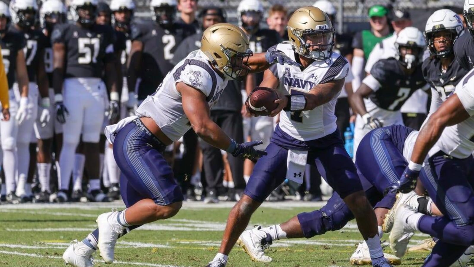 Navy&#39;s potent rushing attack sinks No. 20 UCF