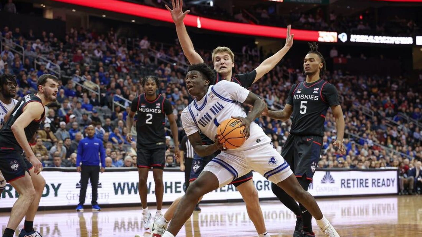 No. 5 UConn gets overwhelmed by Kadary Richmond, Seton Hall