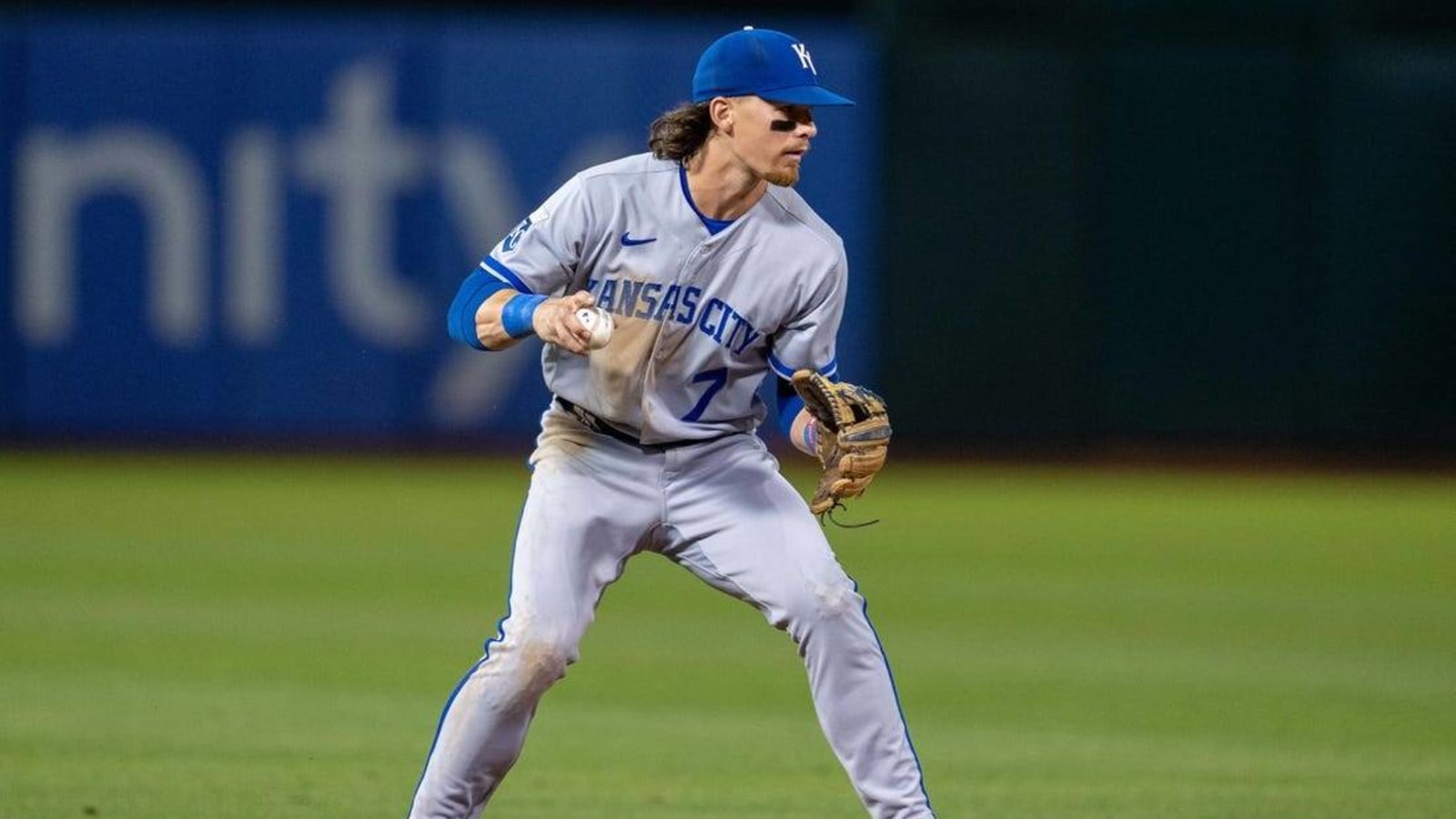 Young infielders give A&#39;s, Royals reason for optimism