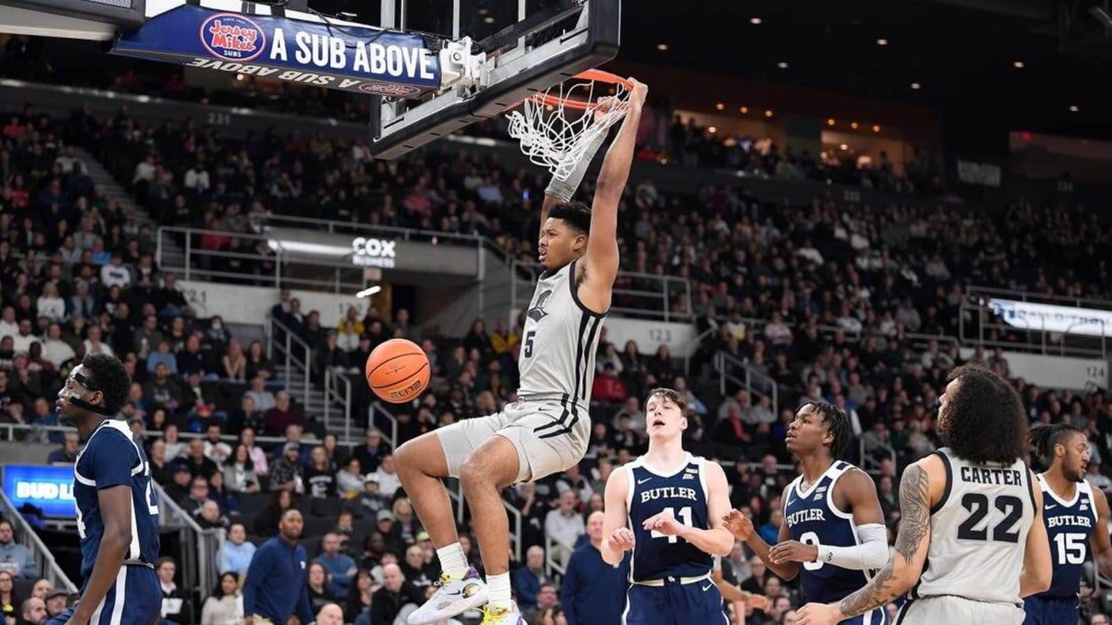 No. 23 Providence runs away from Butler for win