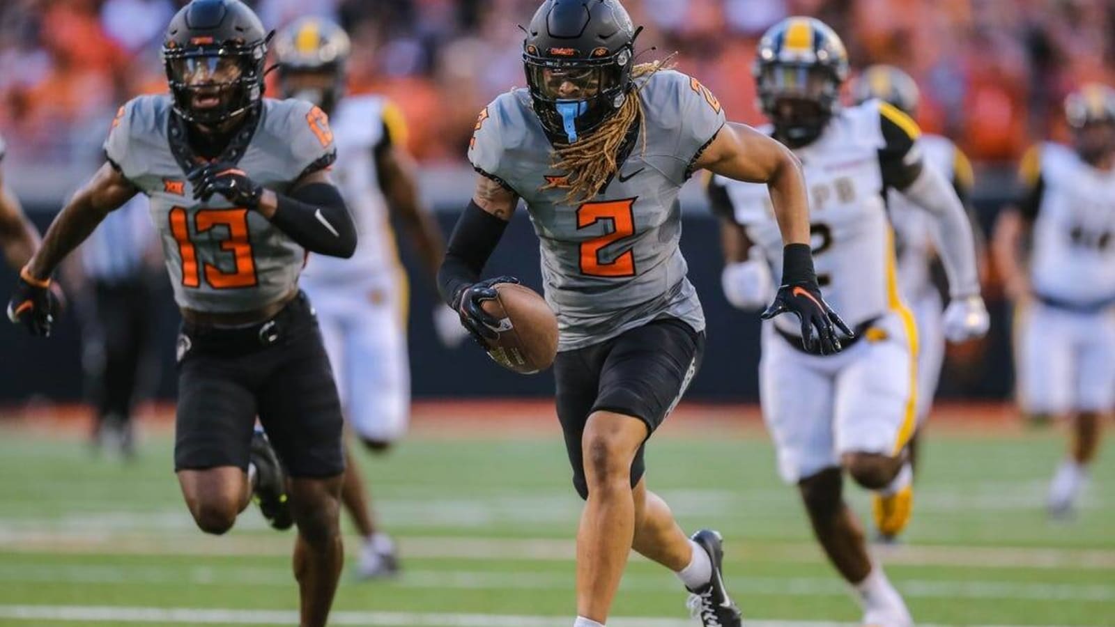 No. 8 Oklahoma St. mauls Ark.-Pine Bluff, 63-7