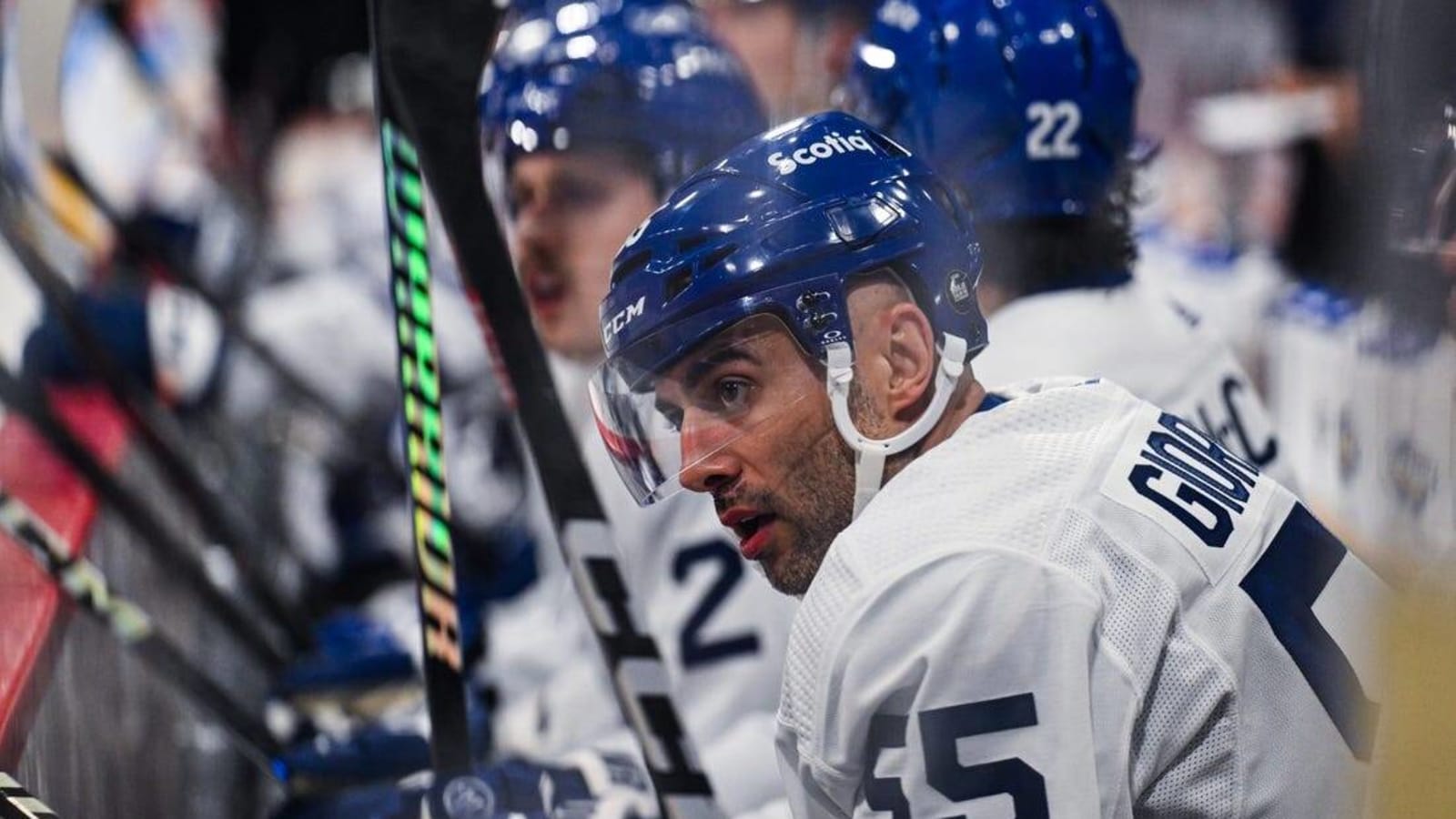 Leafs D Mark Giordano (finger) week-to-week