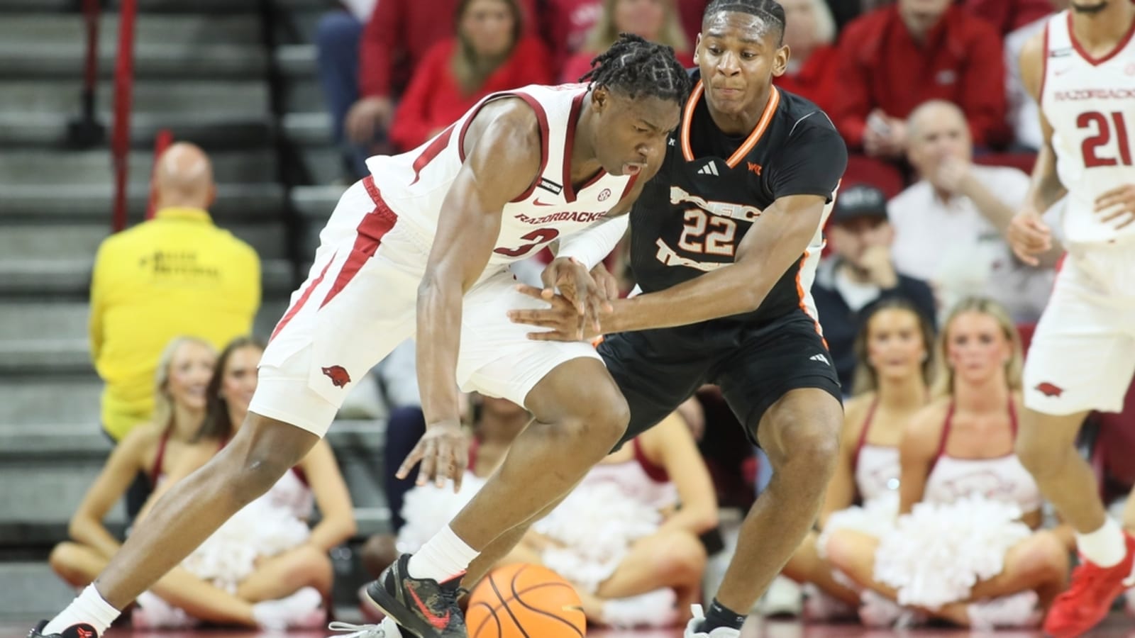 No. 20 Arkansas fends off upset-minded Pacific