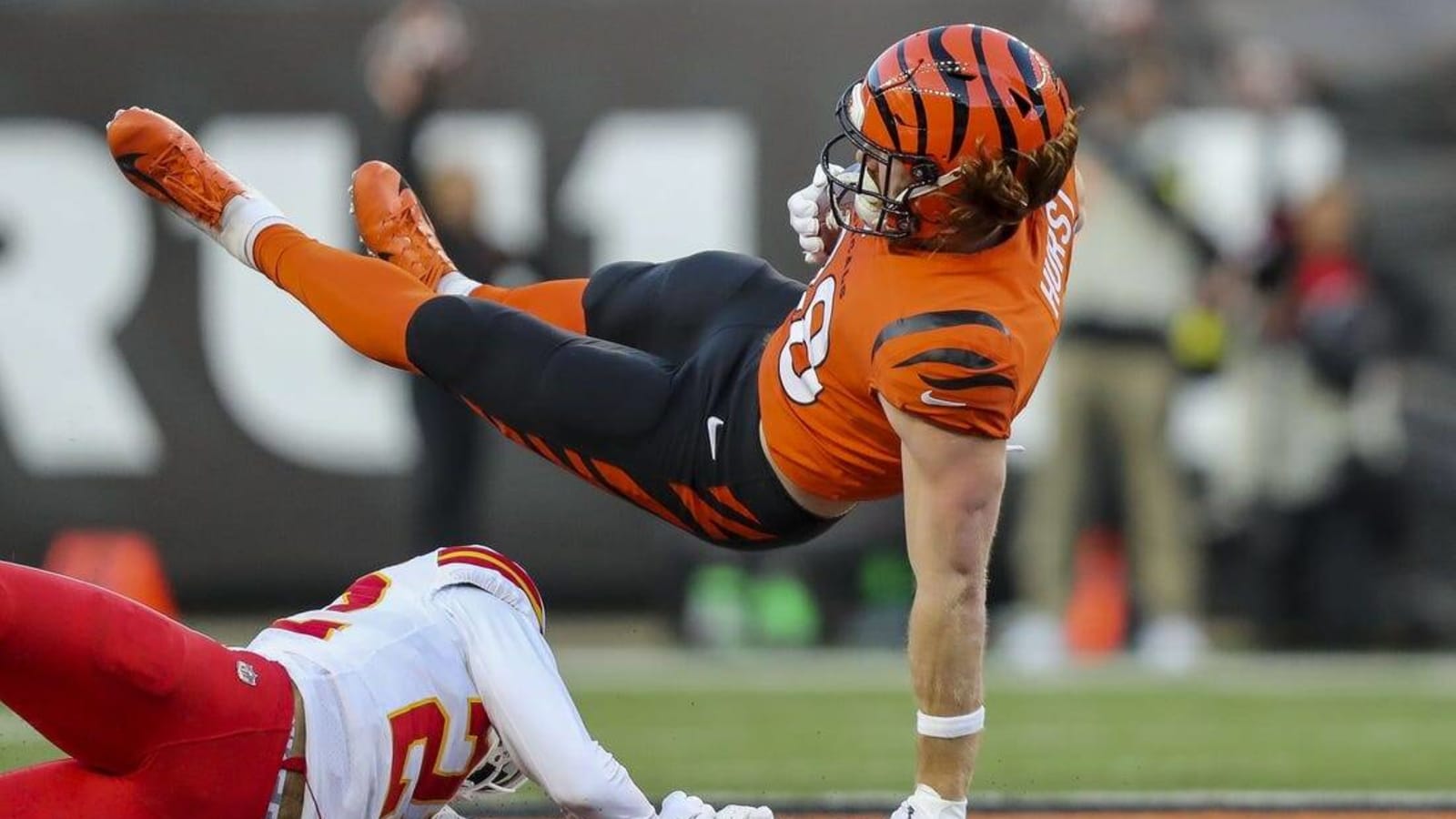 Bengals TE Hayden Hurst (calf) ruled out vs. Patriots