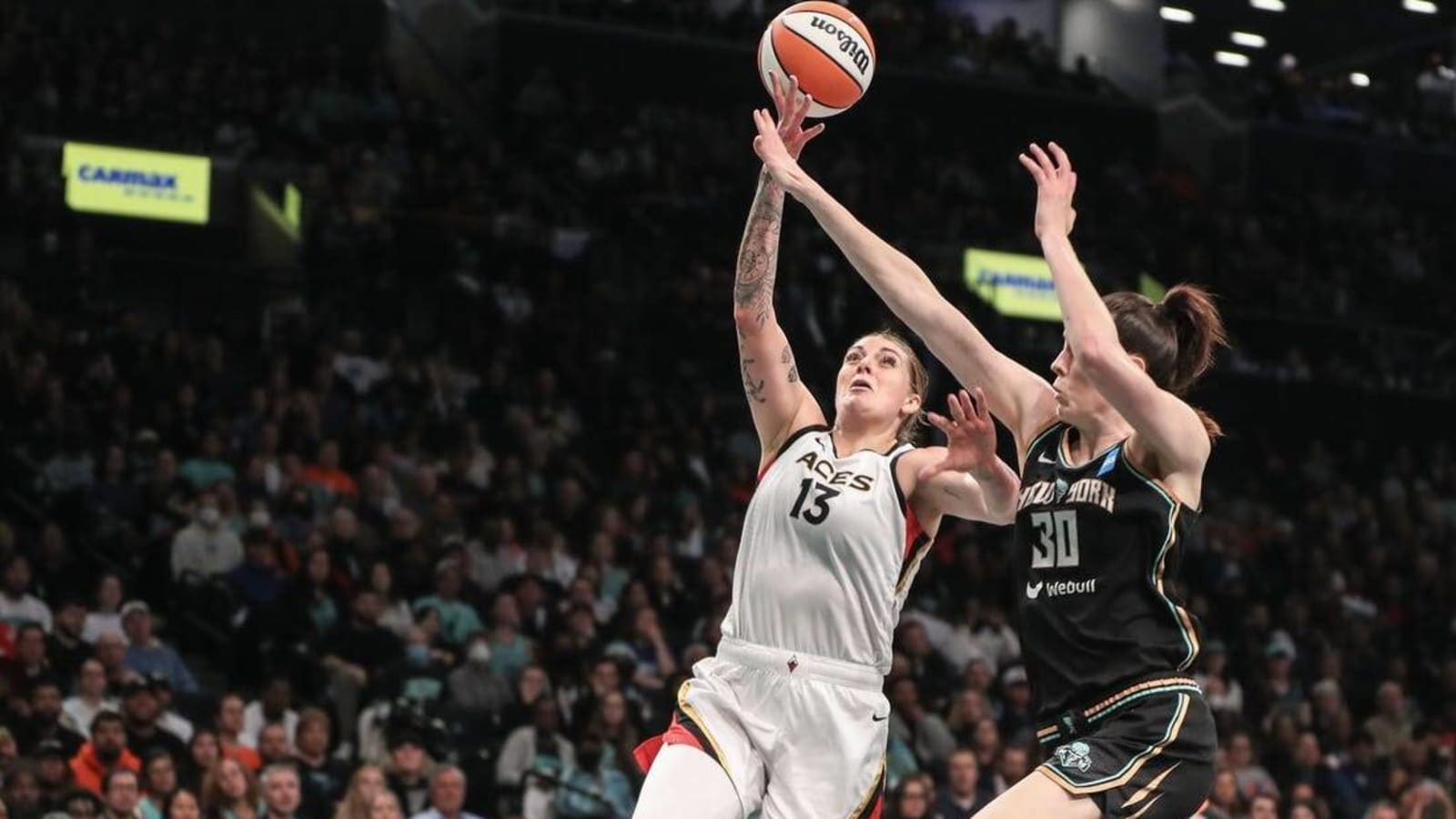 Aces slide by Liberty, win 2nd straight WNBA title