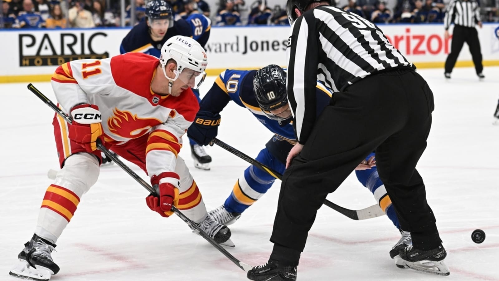 Brayden Schenn, Blues continue mastery of Flames