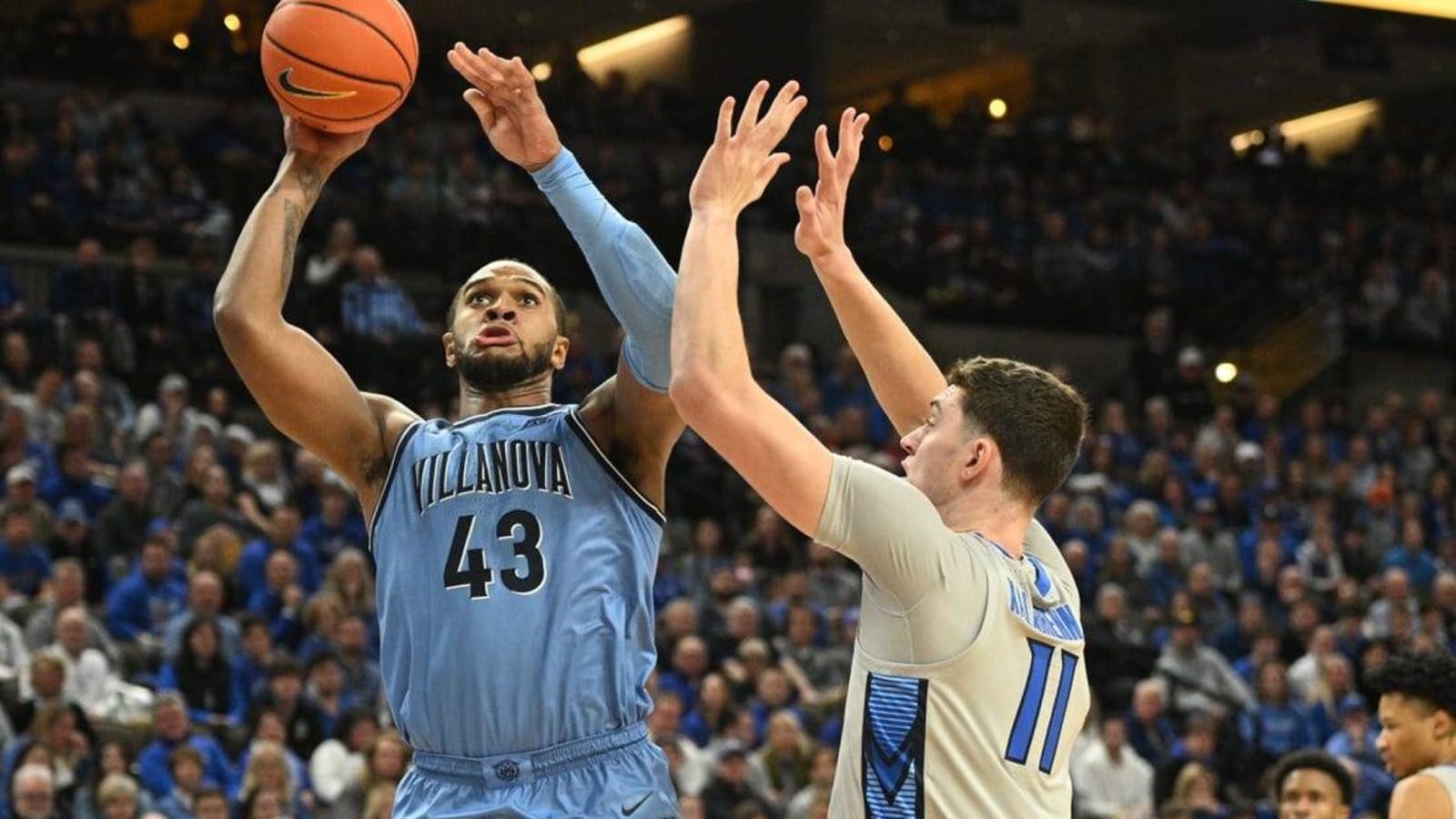 Eric Dixon leads Villanova past No. 12 Creighton in OT