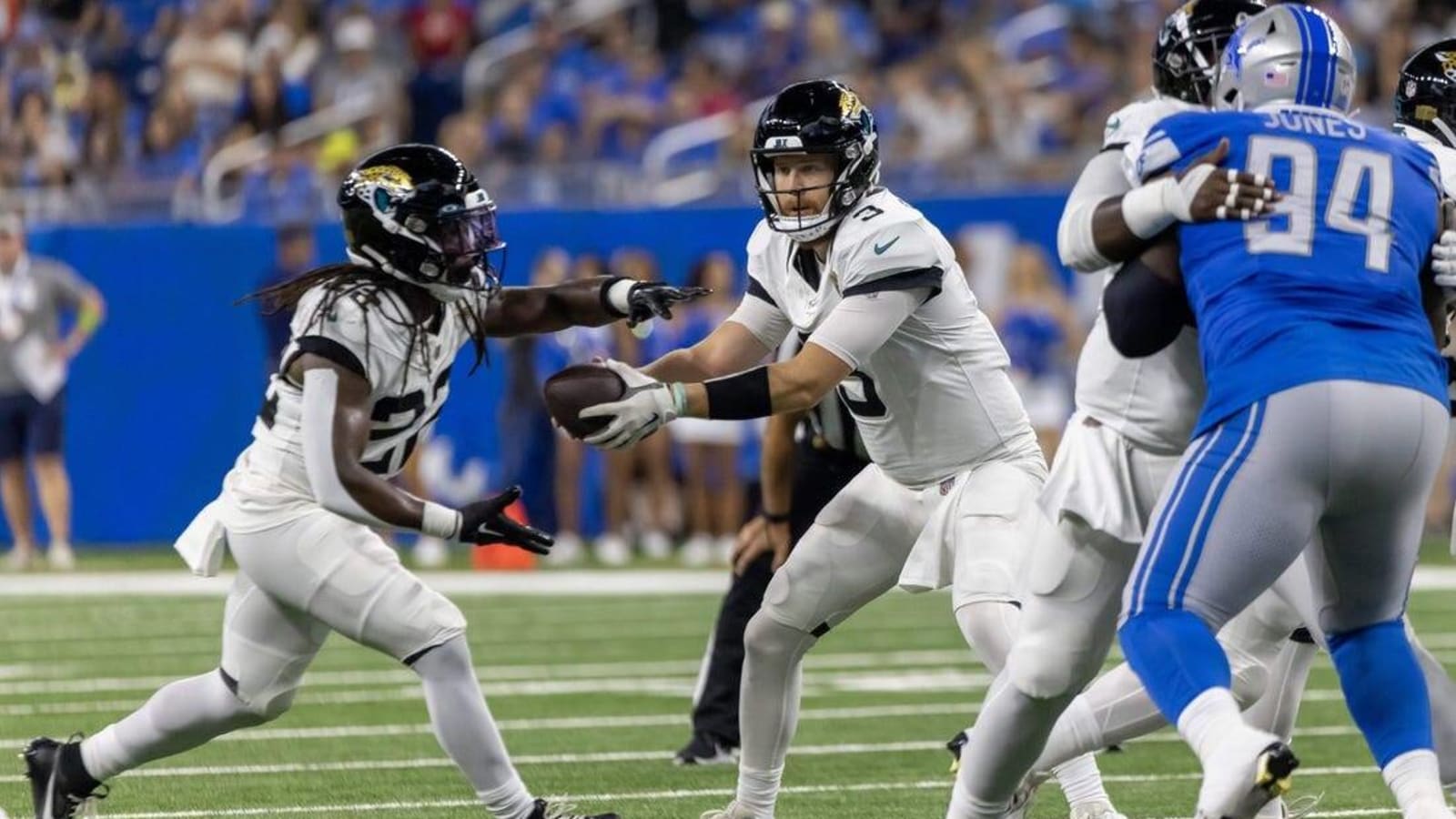 D&#39;Ernest Johnson fuels Jaguars past Lions