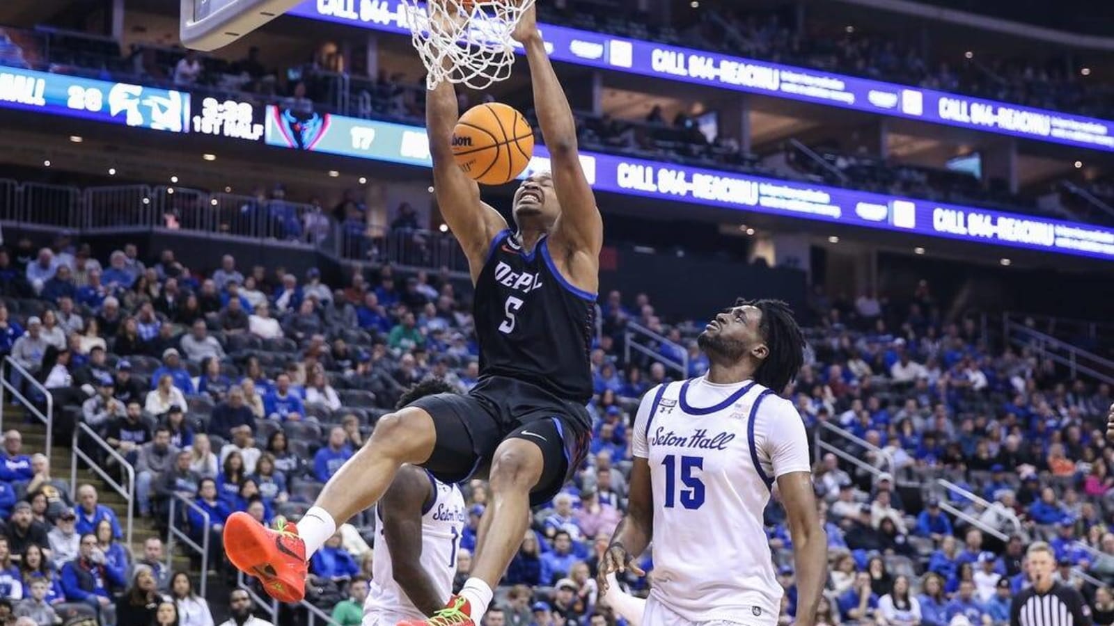 Dre Davis&#39; career night lifts Seton Hall past DePaul