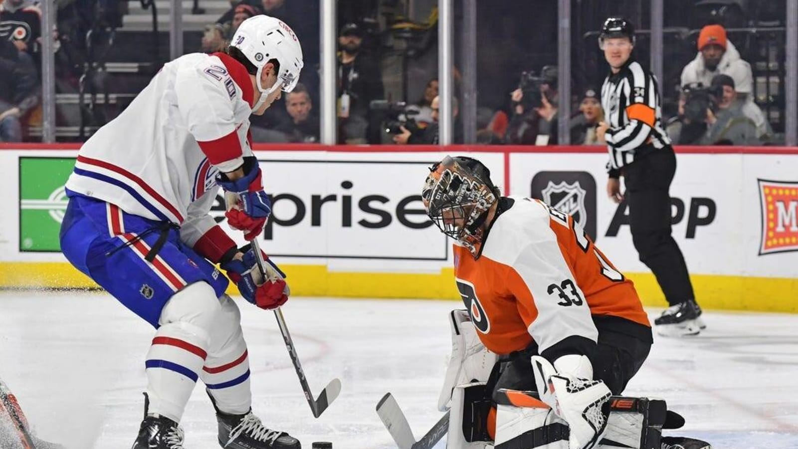 Samuel Ersson stands strong in shootout as Flyers top Habs