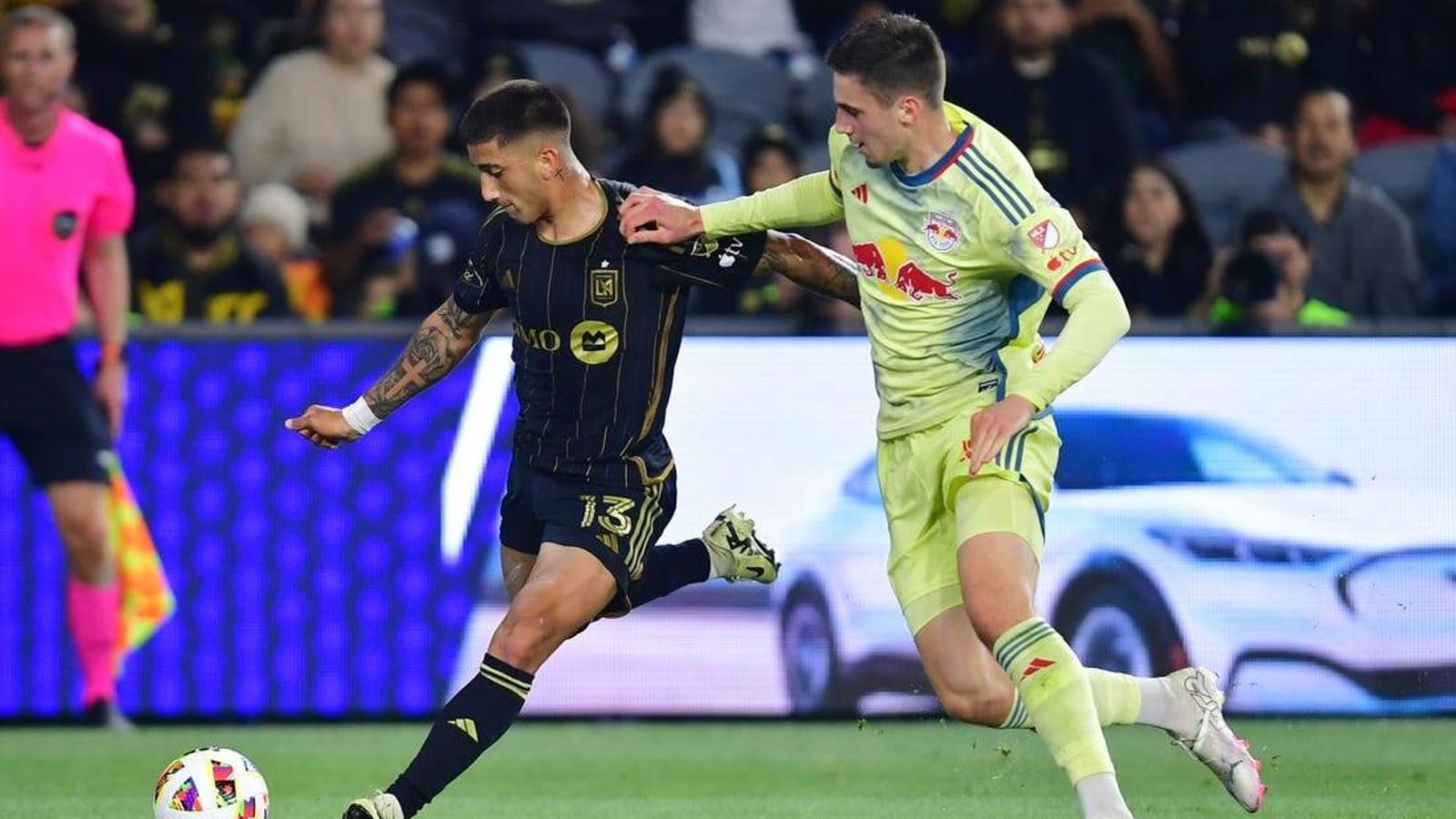LAFC draws with Red Bulls behind Denis Bouanga&#39;s brace
