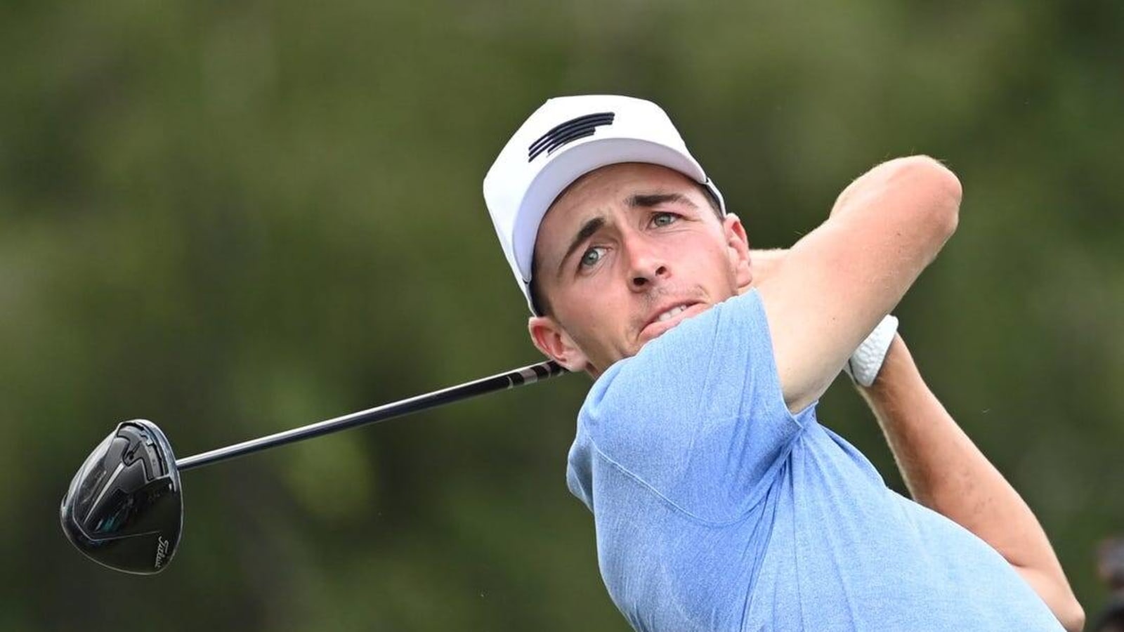 David Puig earns share of lead at LIV Greenbrier