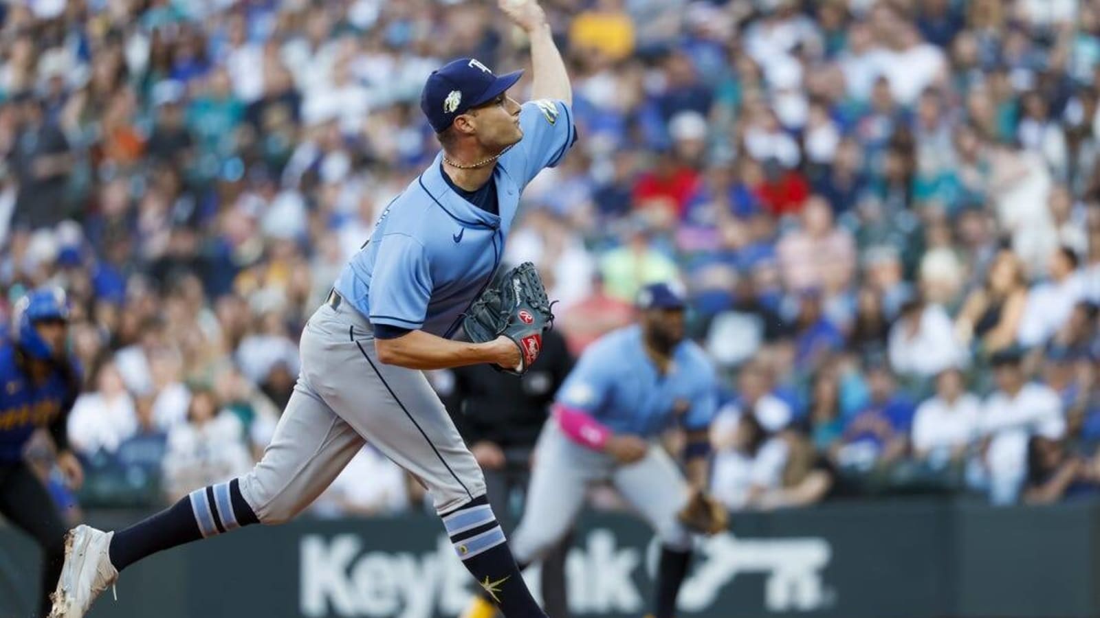 Rays&#39; Shane McClanahan (back) goes on IL, will miss All-Star Game