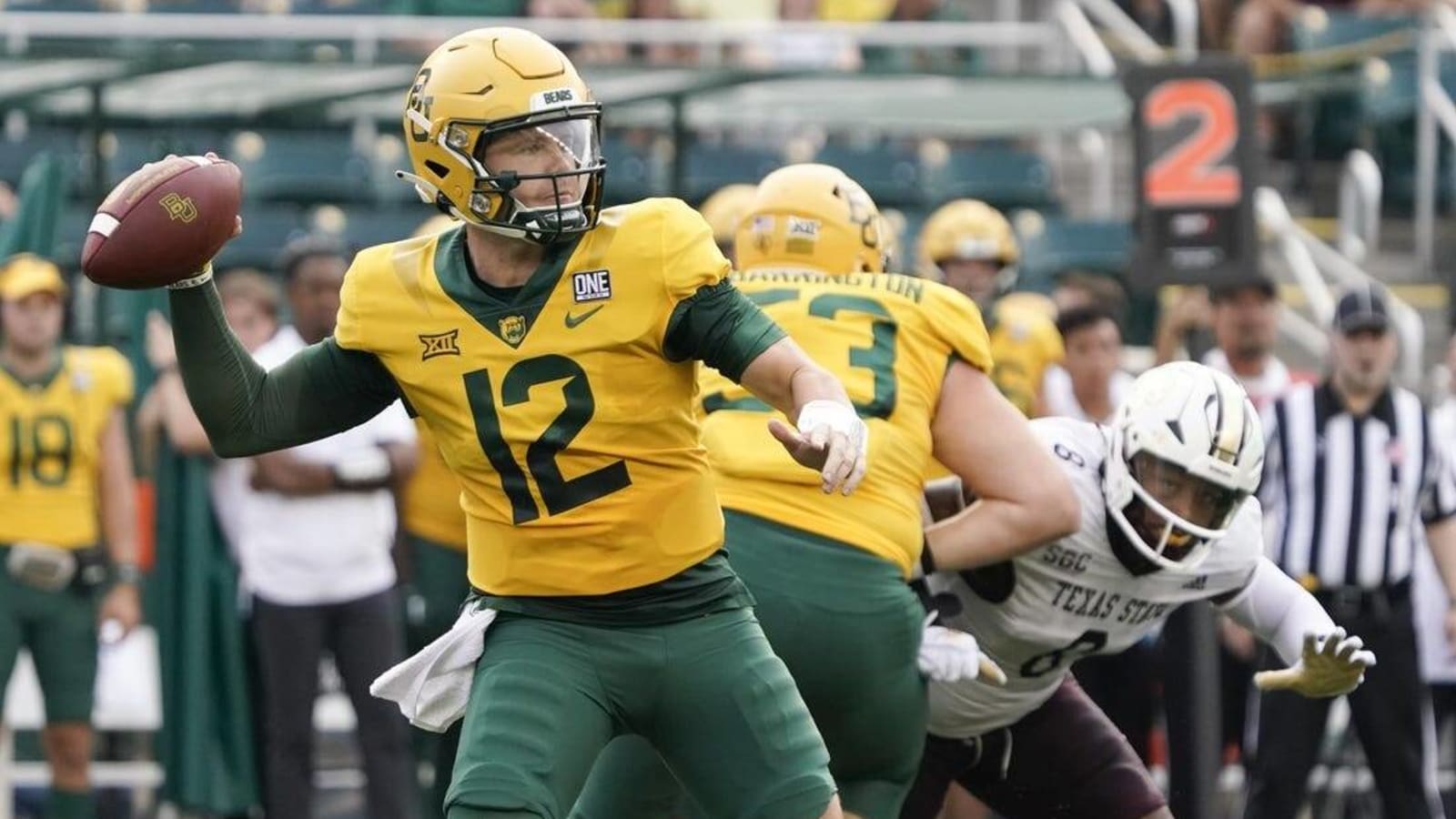 Baylor QB Blake Shapen not ready; Sawyer Robertson starts vs. Texas