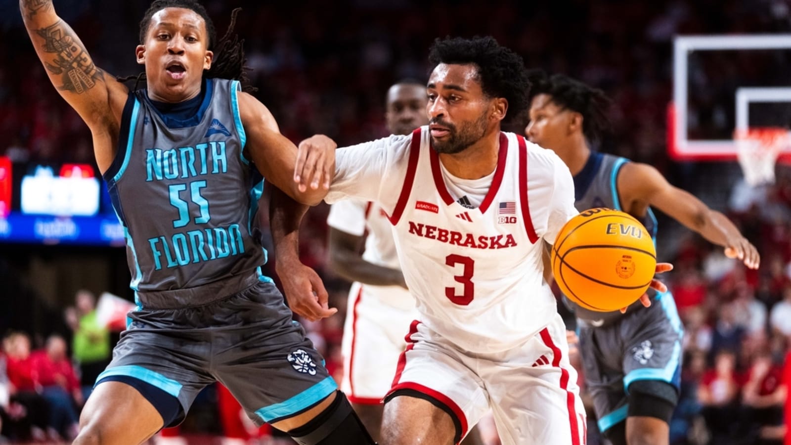 Nebraska hits century mark in easy win over North Florida