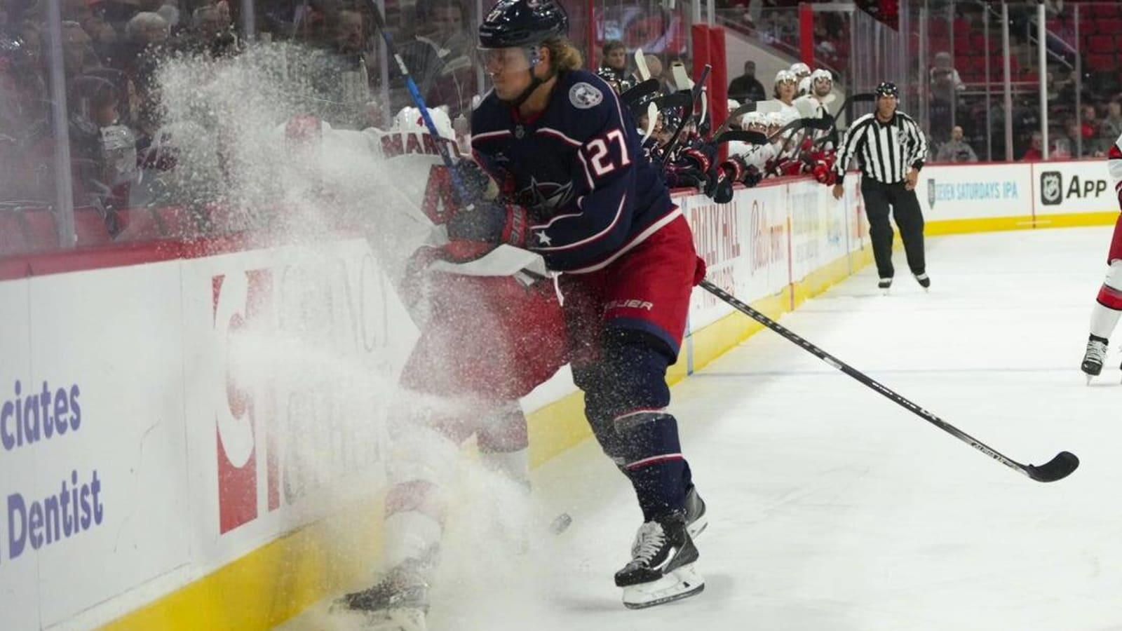 Columbus D Adam Boqvist (foot) sidelined 6 weeks