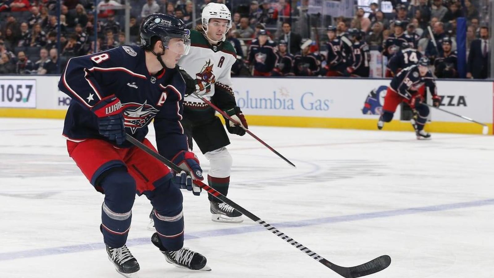 Blue Jackets D Zach Werenski (upper body) won’t return vs. Flyers