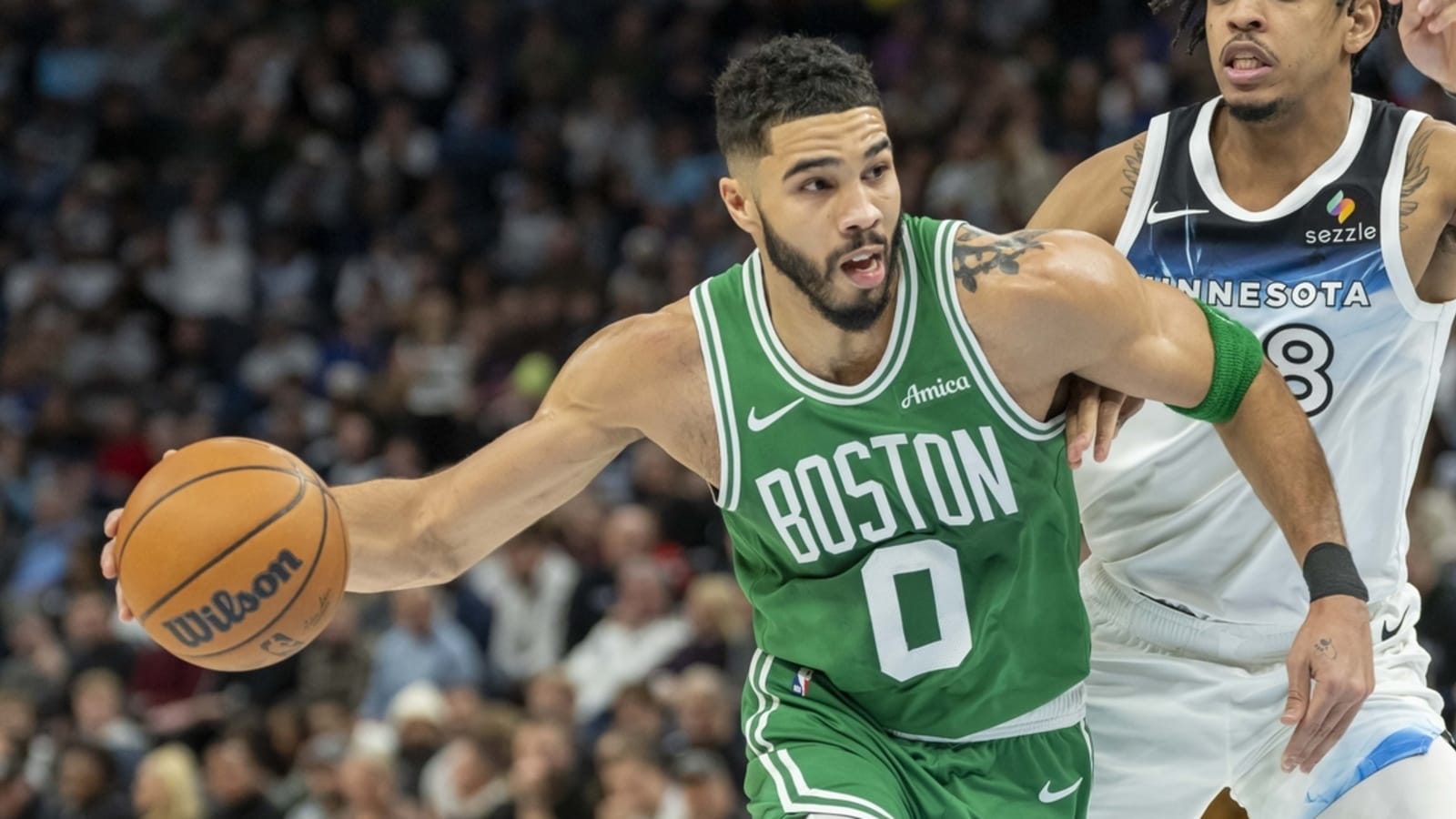 Jayson Tatum, Celtics hold off Timberwolves
